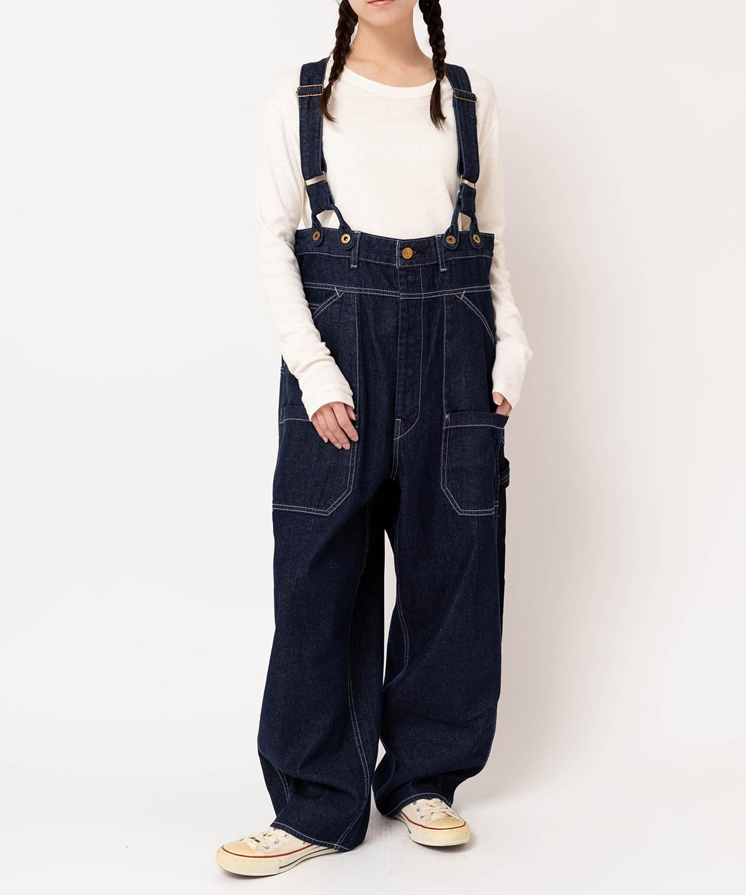 O0751 サスペンダーマルシェパンツ