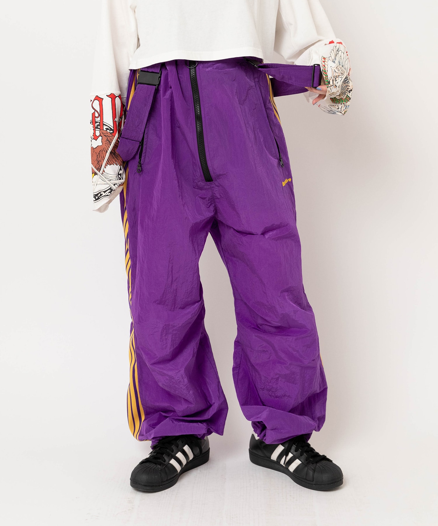 【2月上旬納期】O0752 ナイロントラックオーバーオール