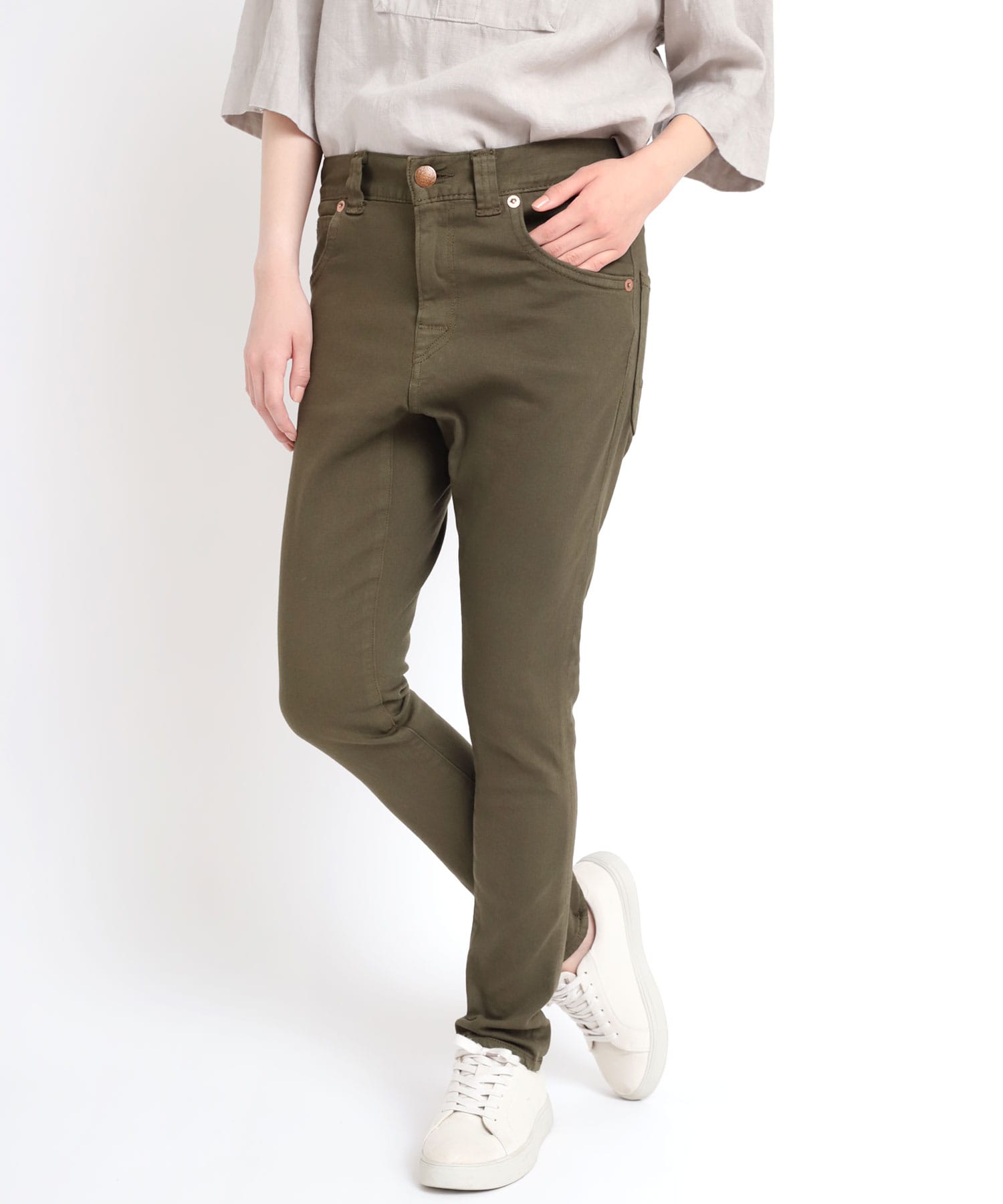 R2640 ロークロッチスキニーデニム