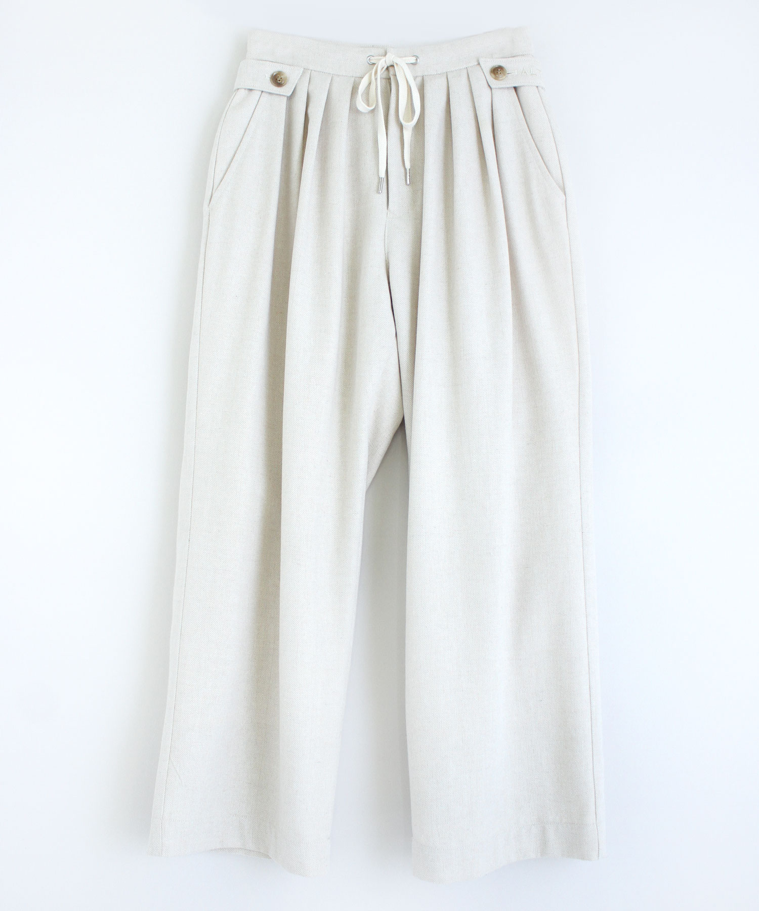 R3671 サイドベルトタックパンツ