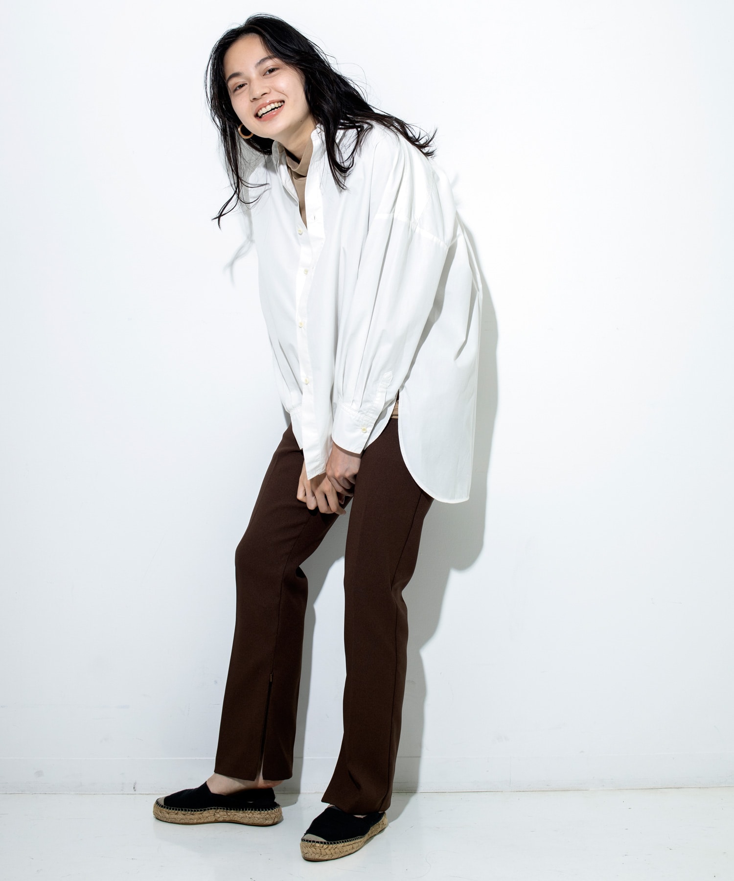 R3758 Staypressテーラーパンツ