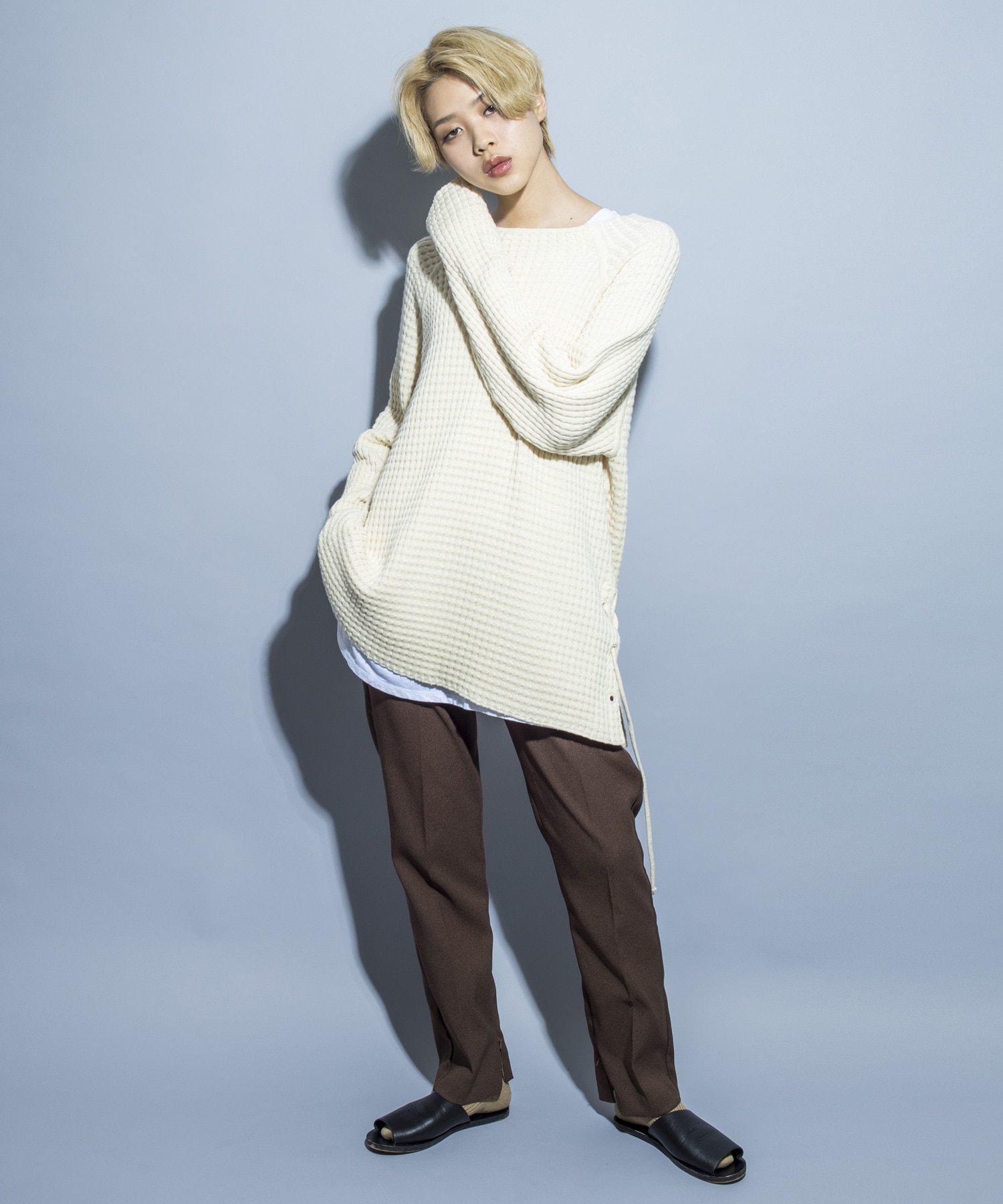 R3758 Staypressテーラーパンツ