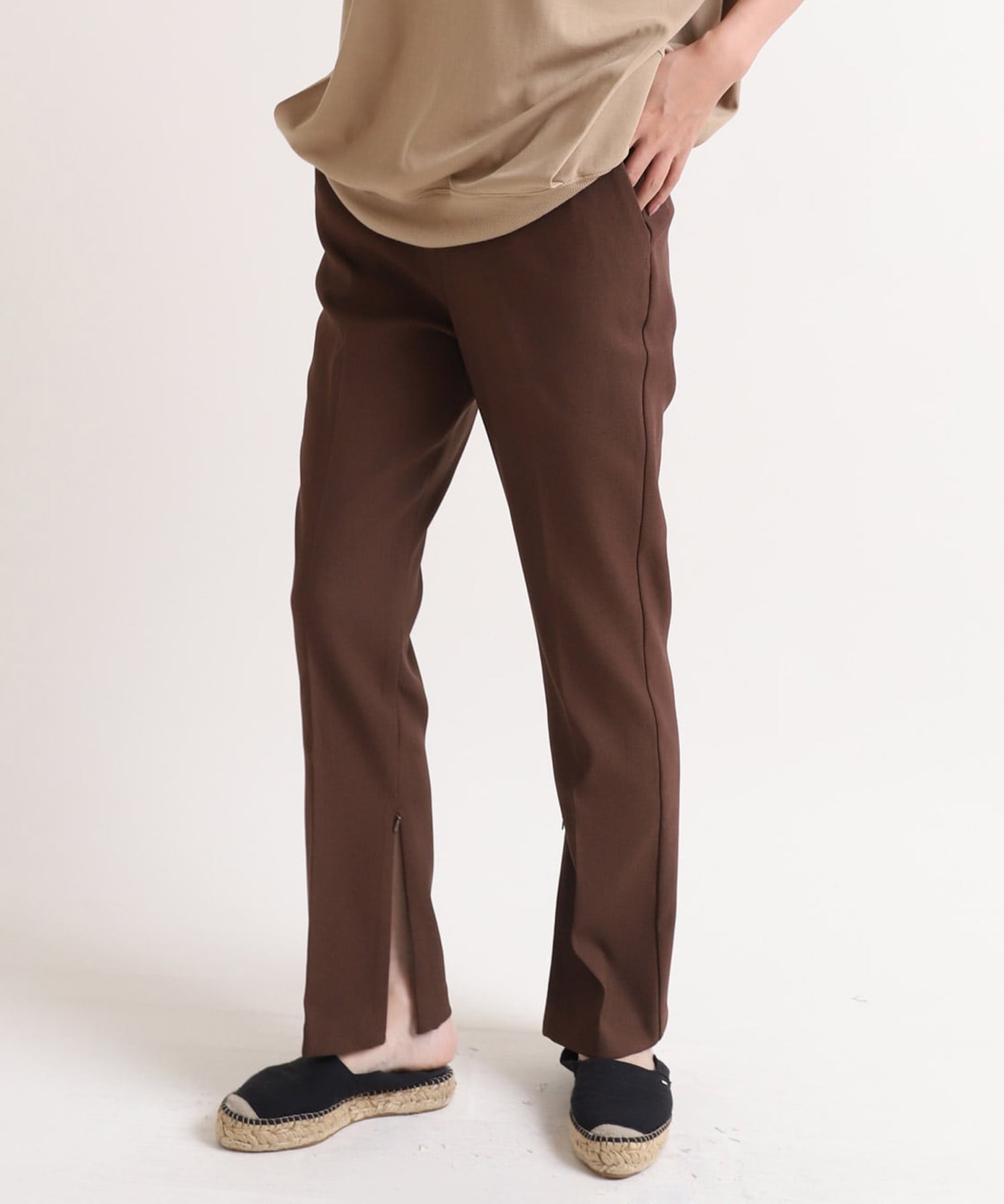 R3758 Staypressテーラーパンツ