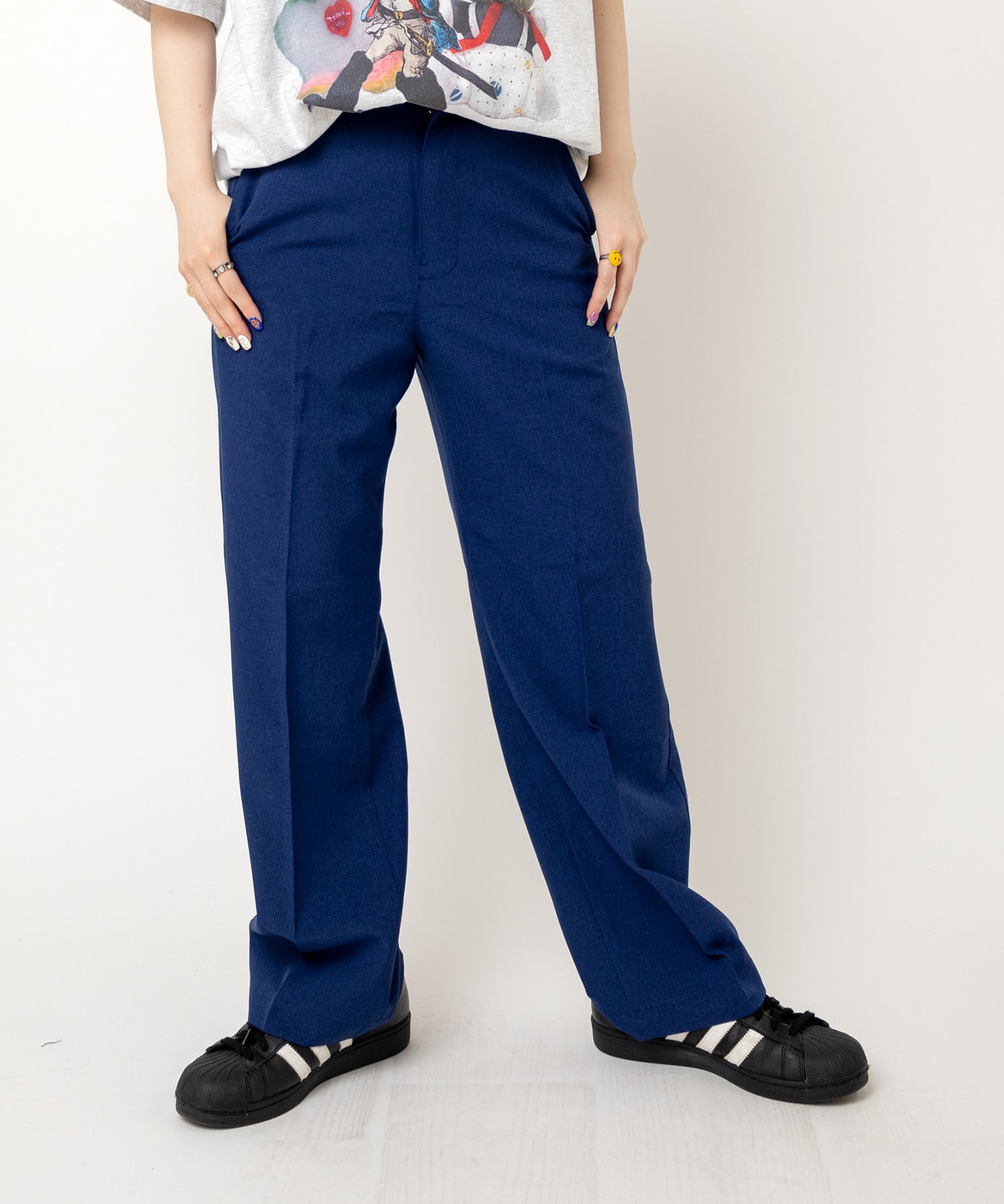 R3948 イージーストレートワークパンツ
