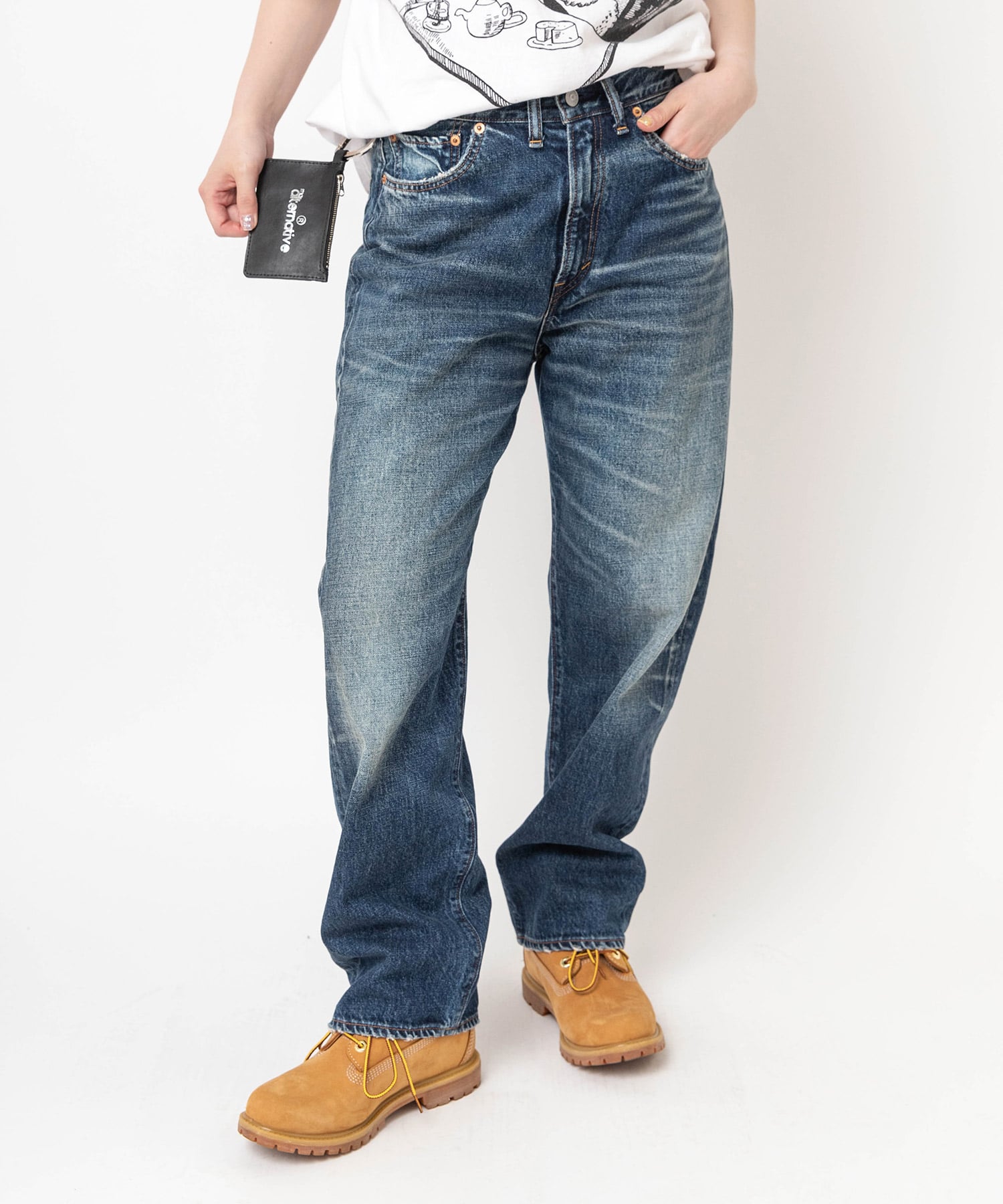 【6月上旬納期】R4056 ベーシックストレートデニム