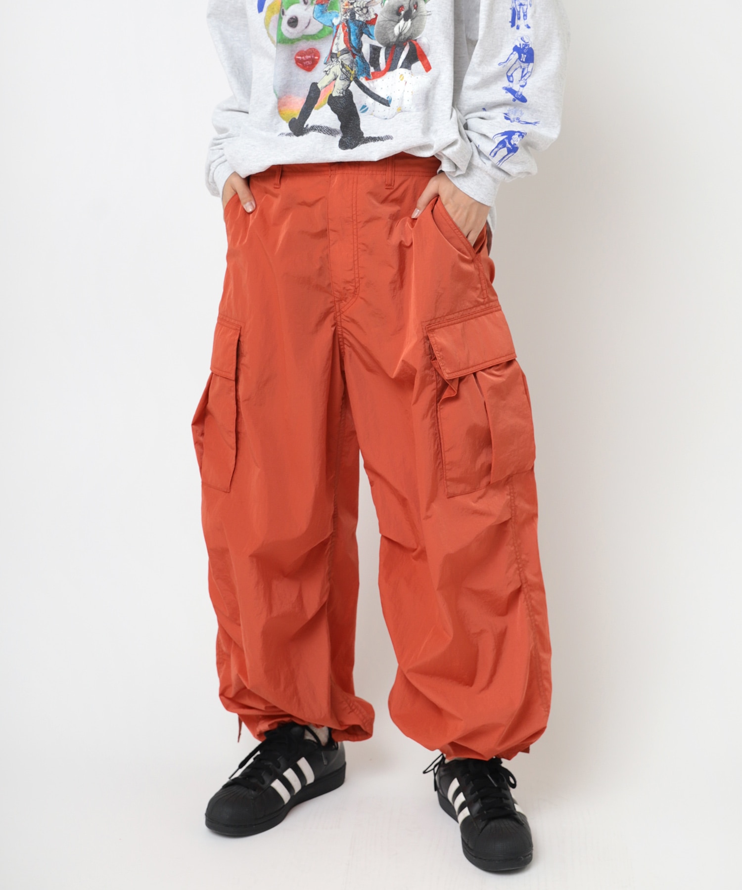 R4228 ミリタリーイージーBIGパンツ