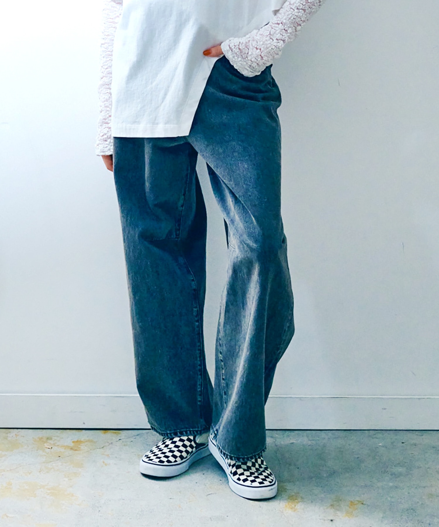 R4297 ハイライズバルーンパンツ