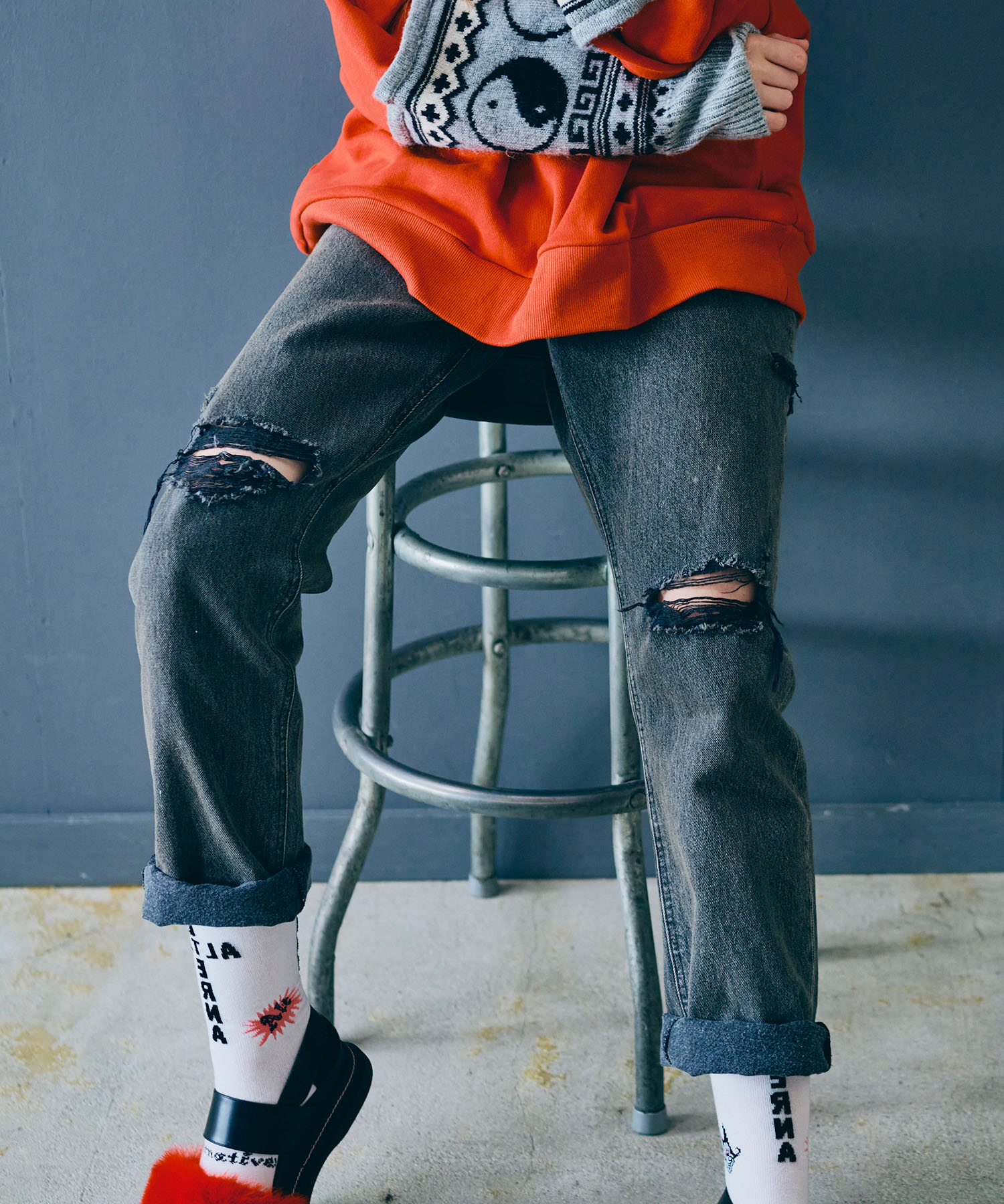 R4345 ダメージタイトストレート