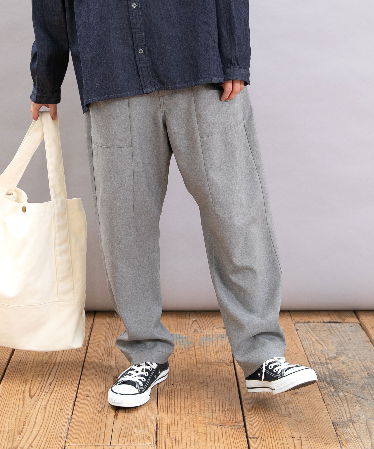 R4348 PJ’Sシルエットのスラックスパンツ