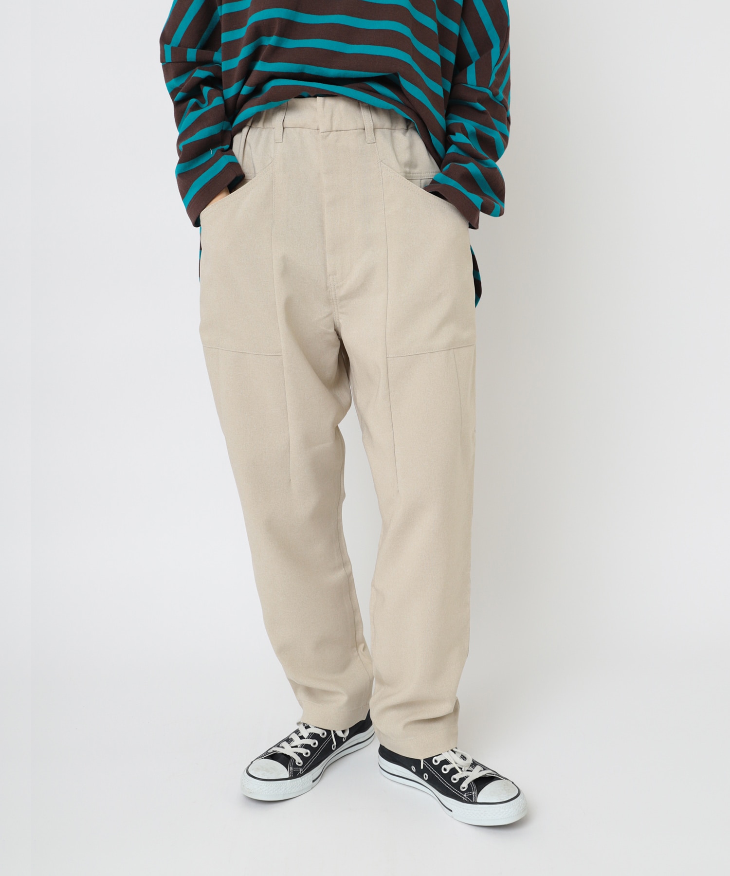 R4348 PJ’Sシルエットのスラックスパンツ