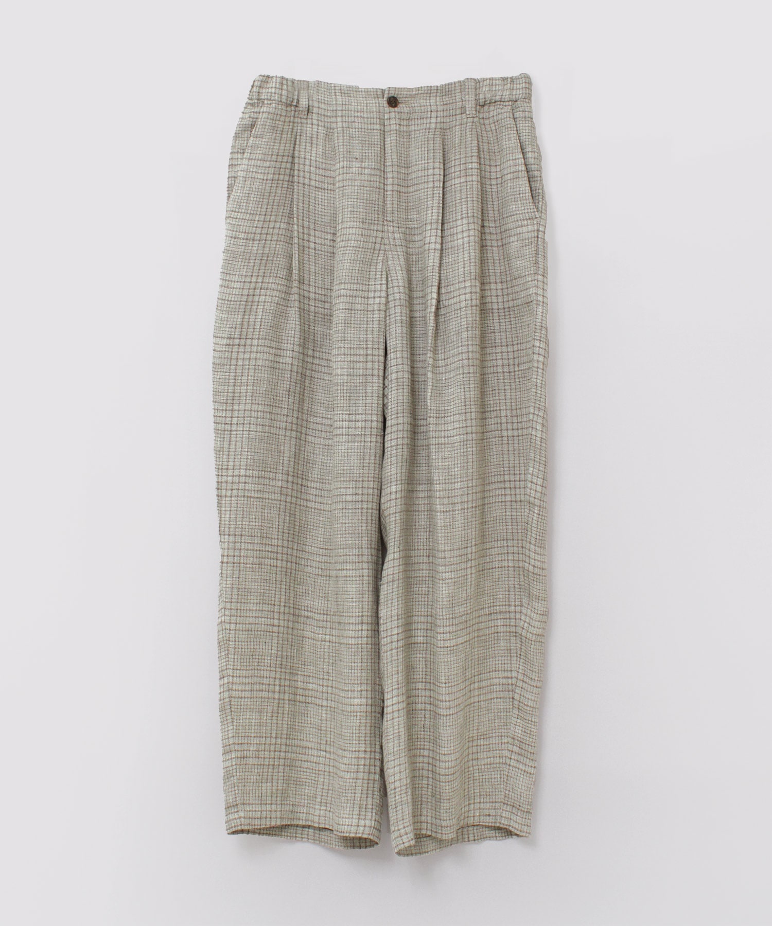 R4356 オールドリネンワイドスラックス