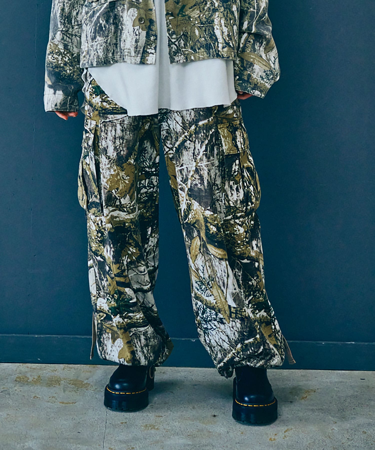 R4364 ワーク×ミリタリーリメイクパンツ