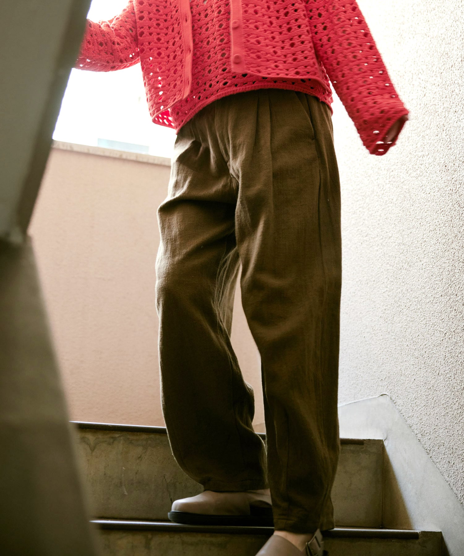 R4372 プリペラタックコクーンパンツ