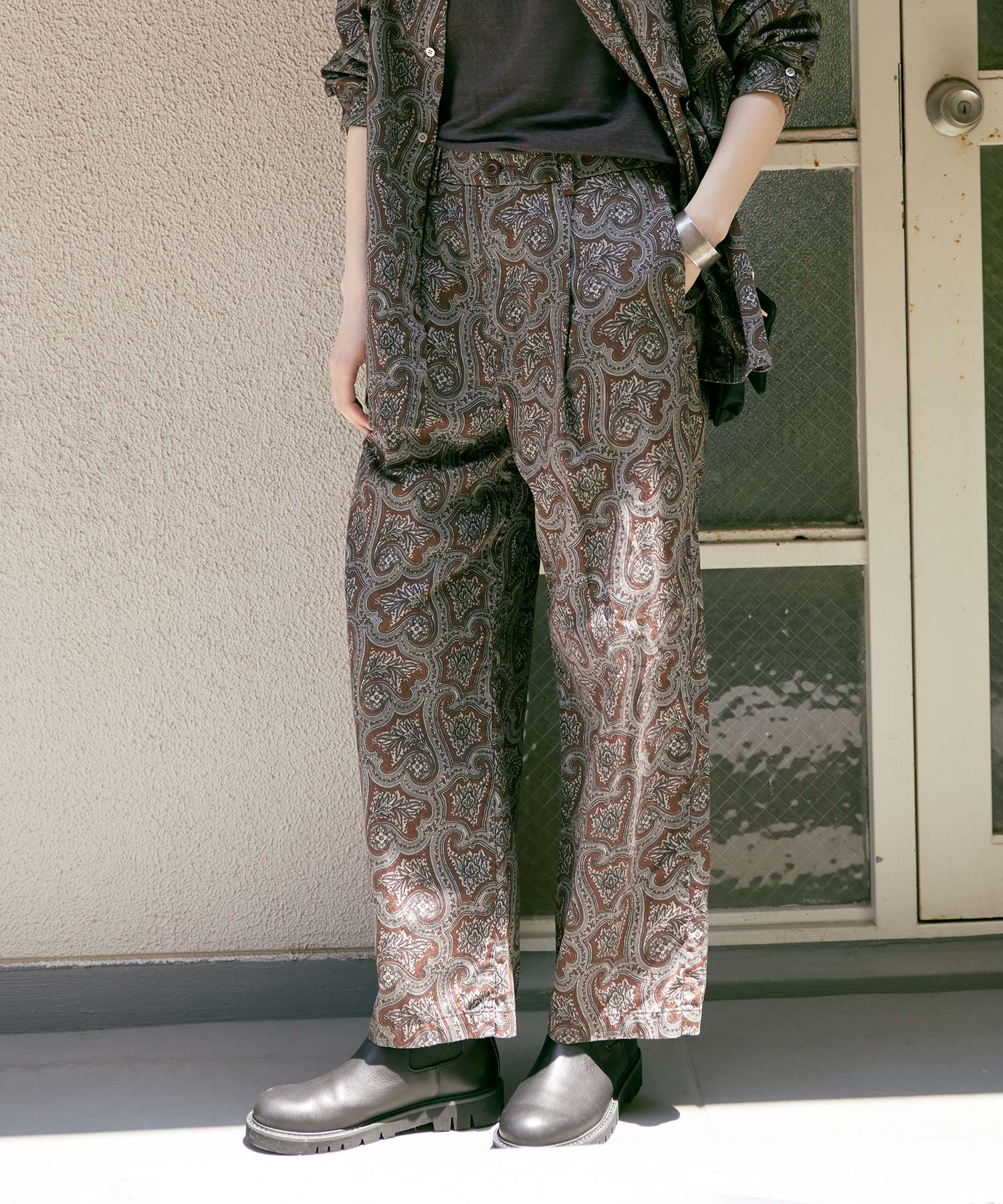 R4373 ヴィンテージペイズリーパンツ