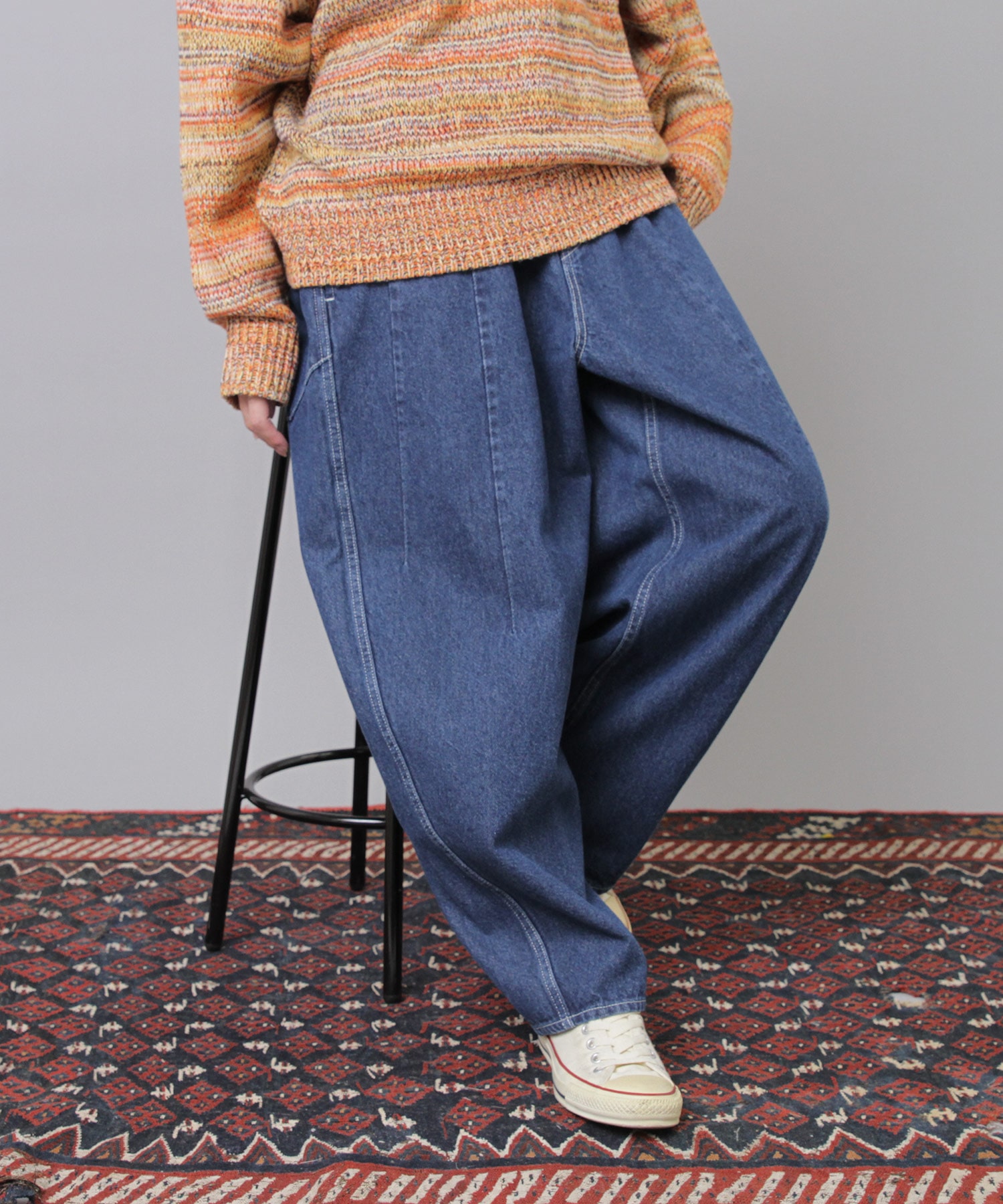 R4381 カルゼデニムのクラフトマンパンツ