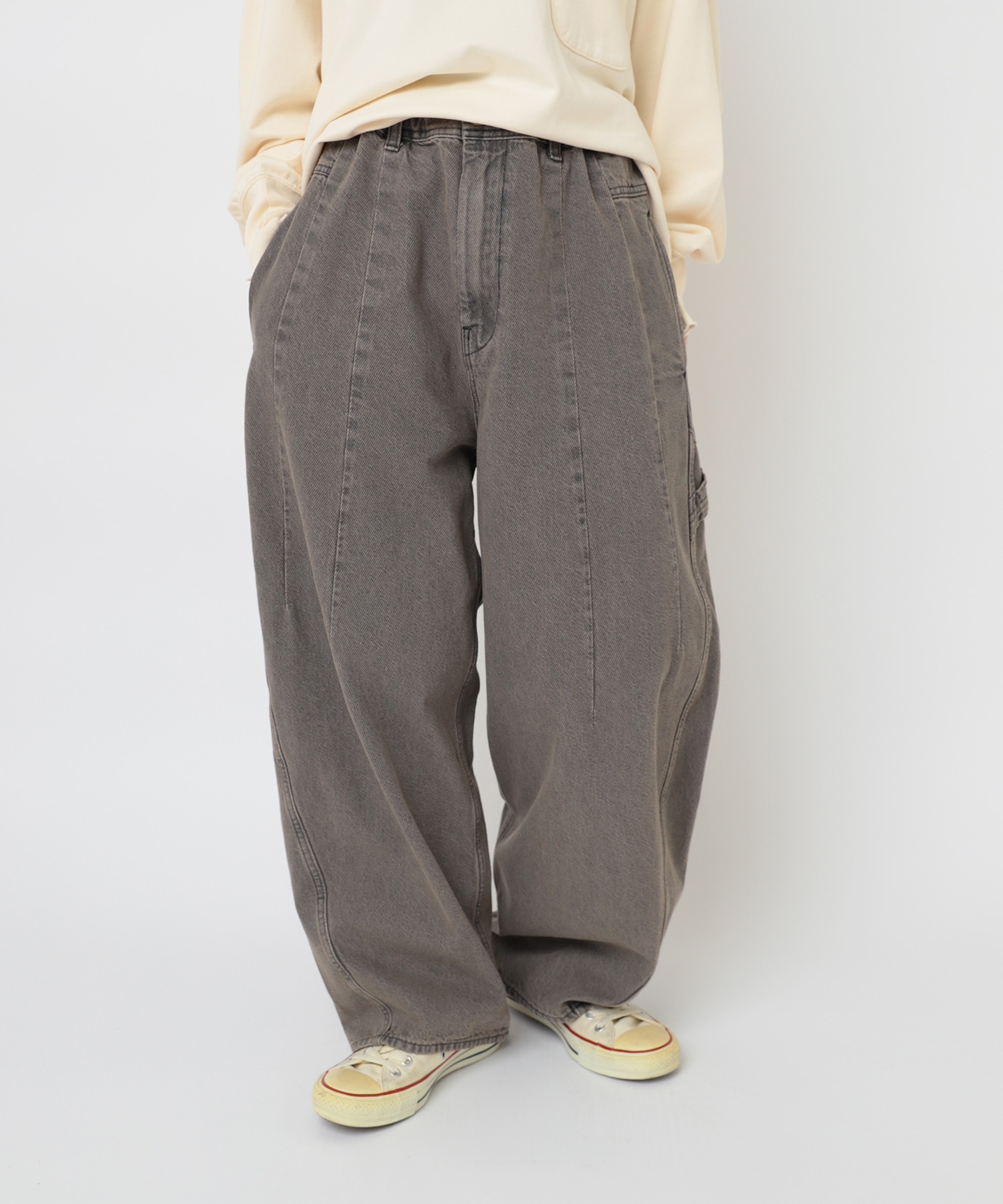 R4381 カルゼデニムのクラフトマンパンツ