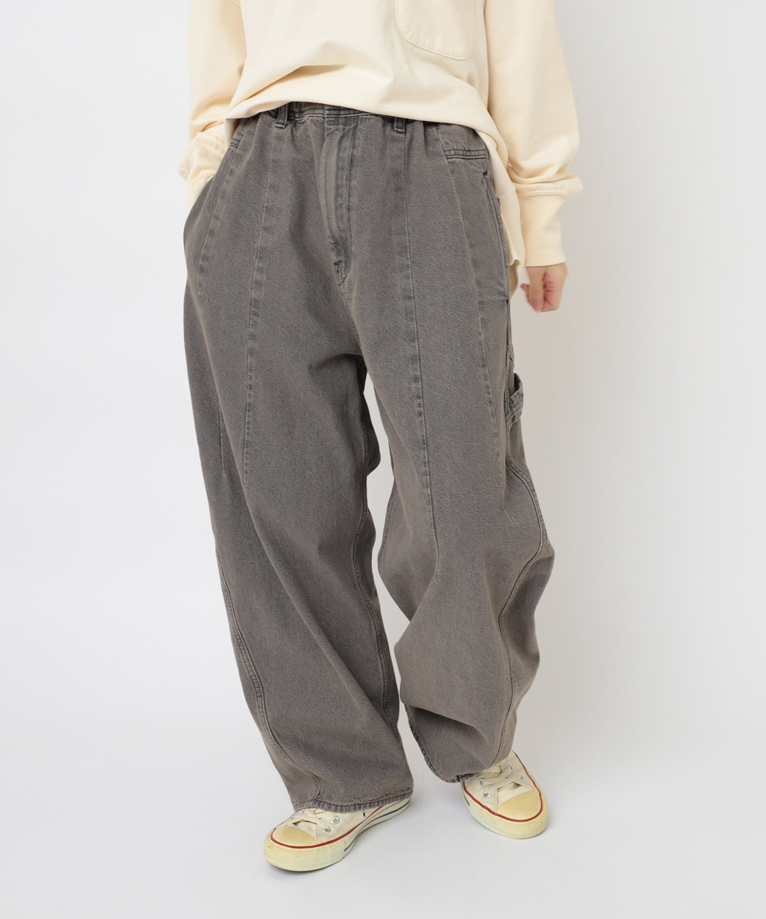 R4381 カルゼデニムのクラフトマンパンツ