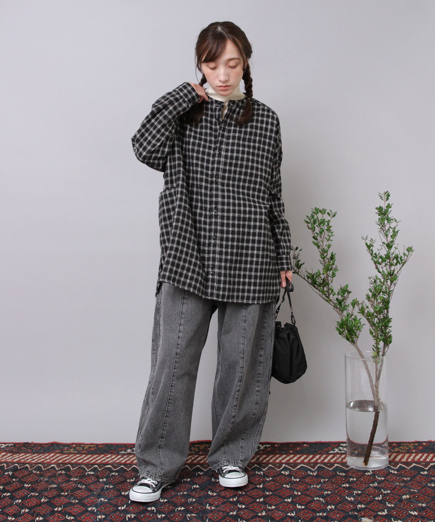 R4391 ケミカル加工のワークパンツ