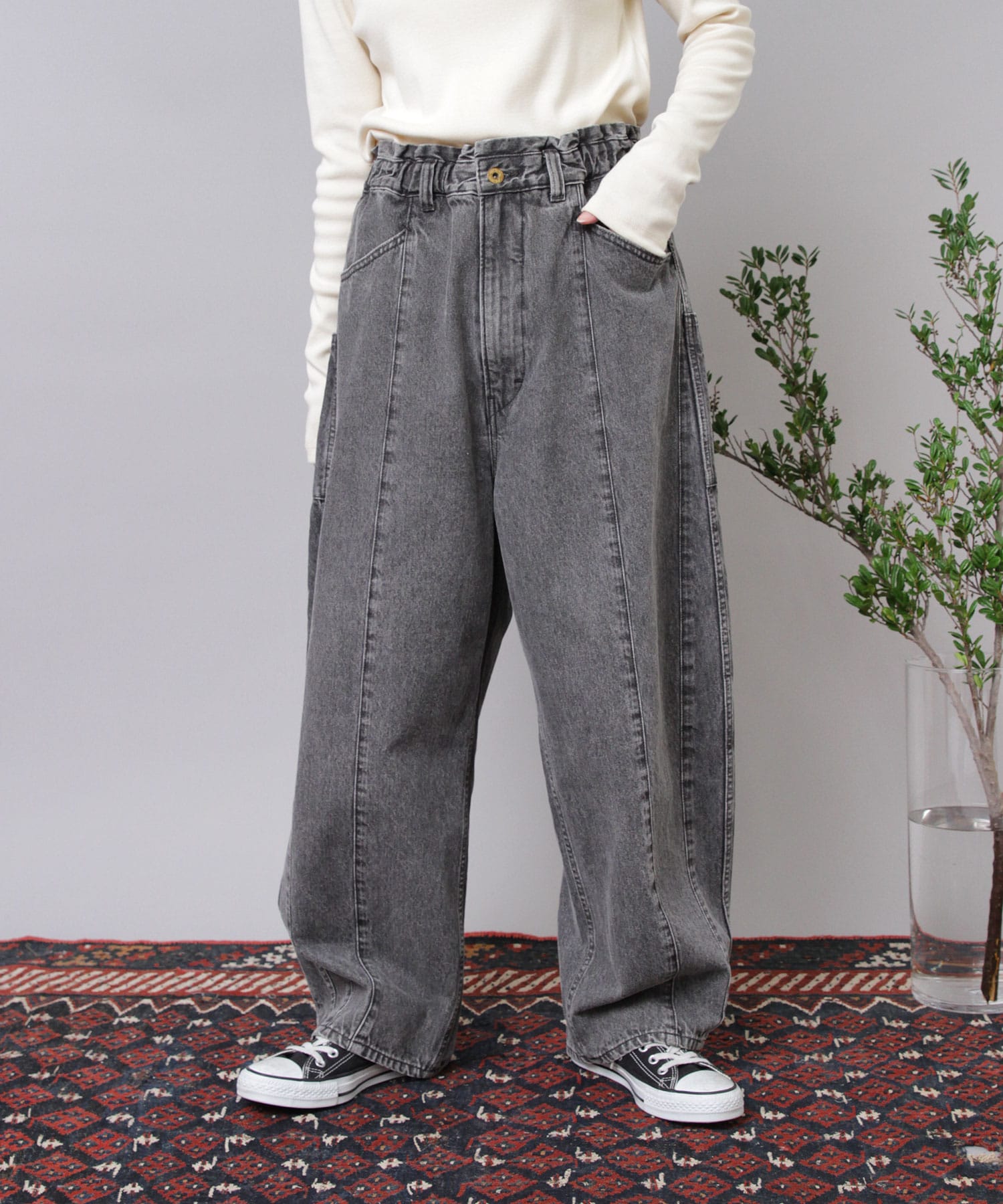 URCH RNA ⿻ ワークパンツ チノパンツ ルーズ ペインターパンツ 秋 綿 RNA｜R4068 ルーズペインターパンツ | Rakuten Fashion(楽天