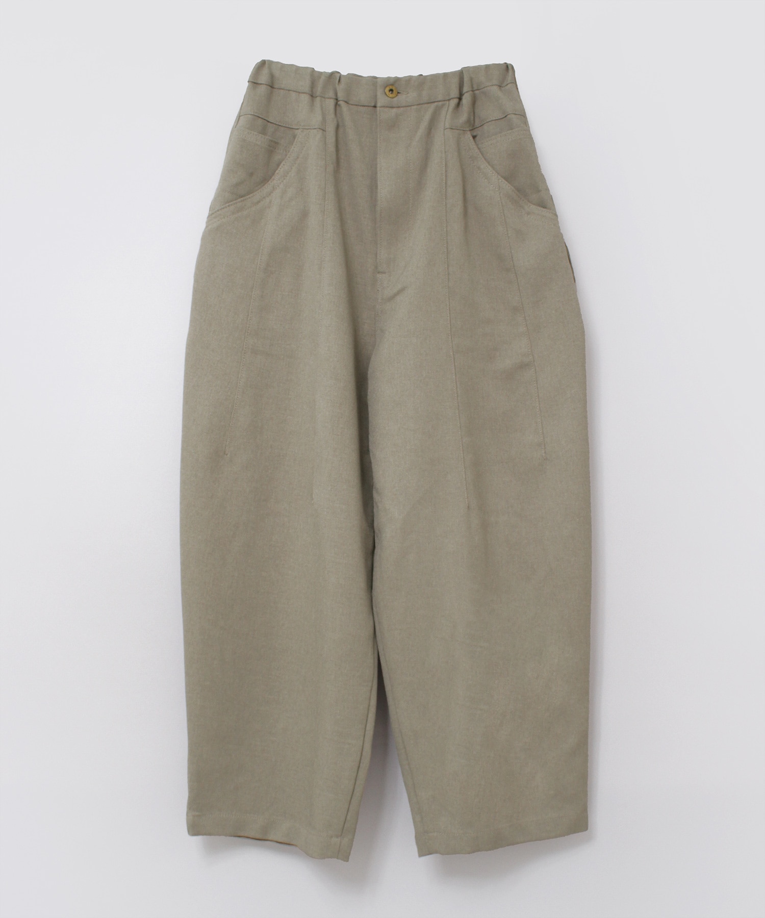 R4397 F.ワークのウールライクバルーンパンツ