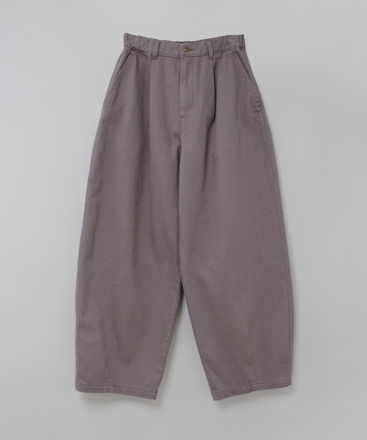 R4400 コットンウールクラシックバレルパンツ