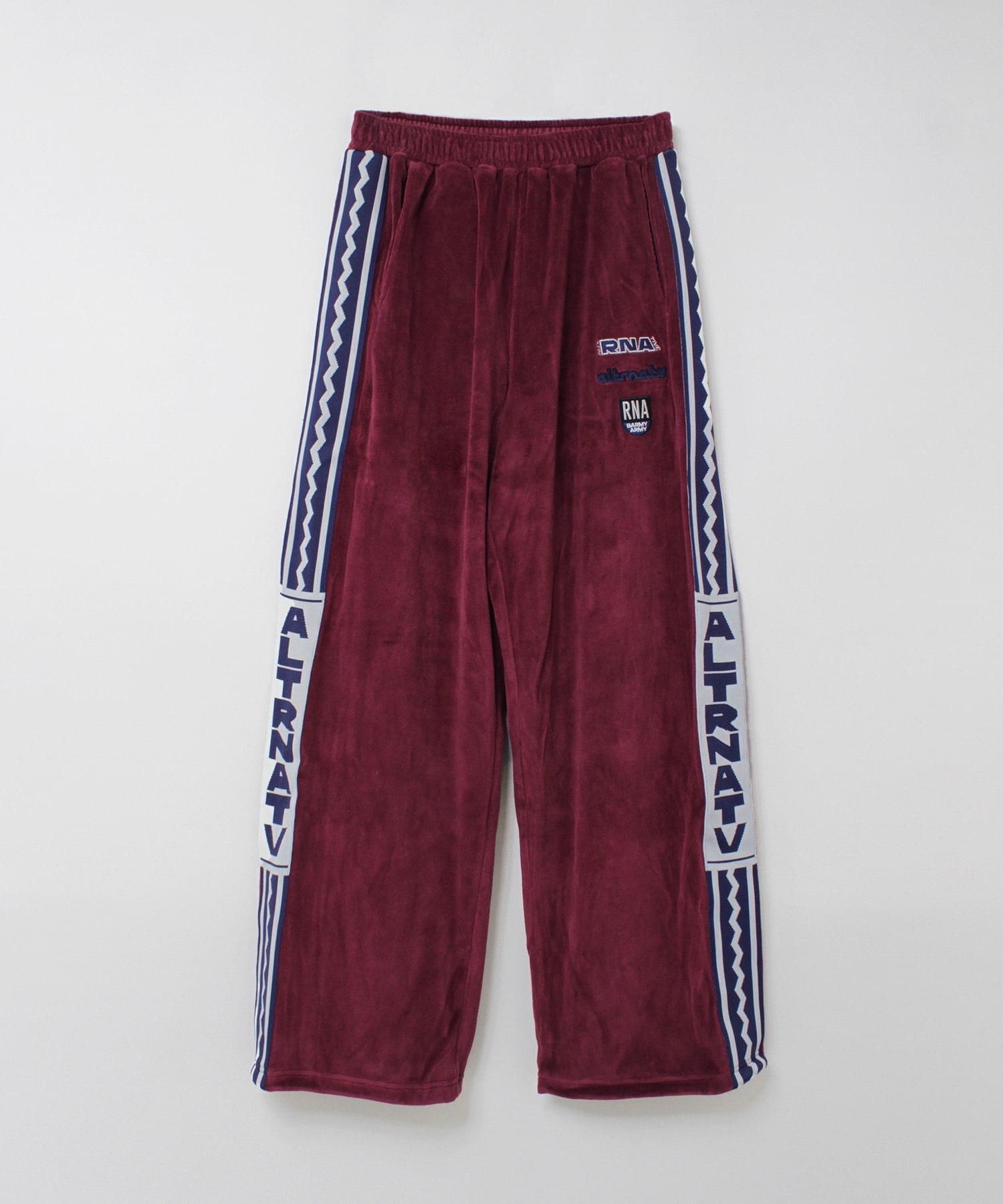 R4401 ベロアトラックパンツ