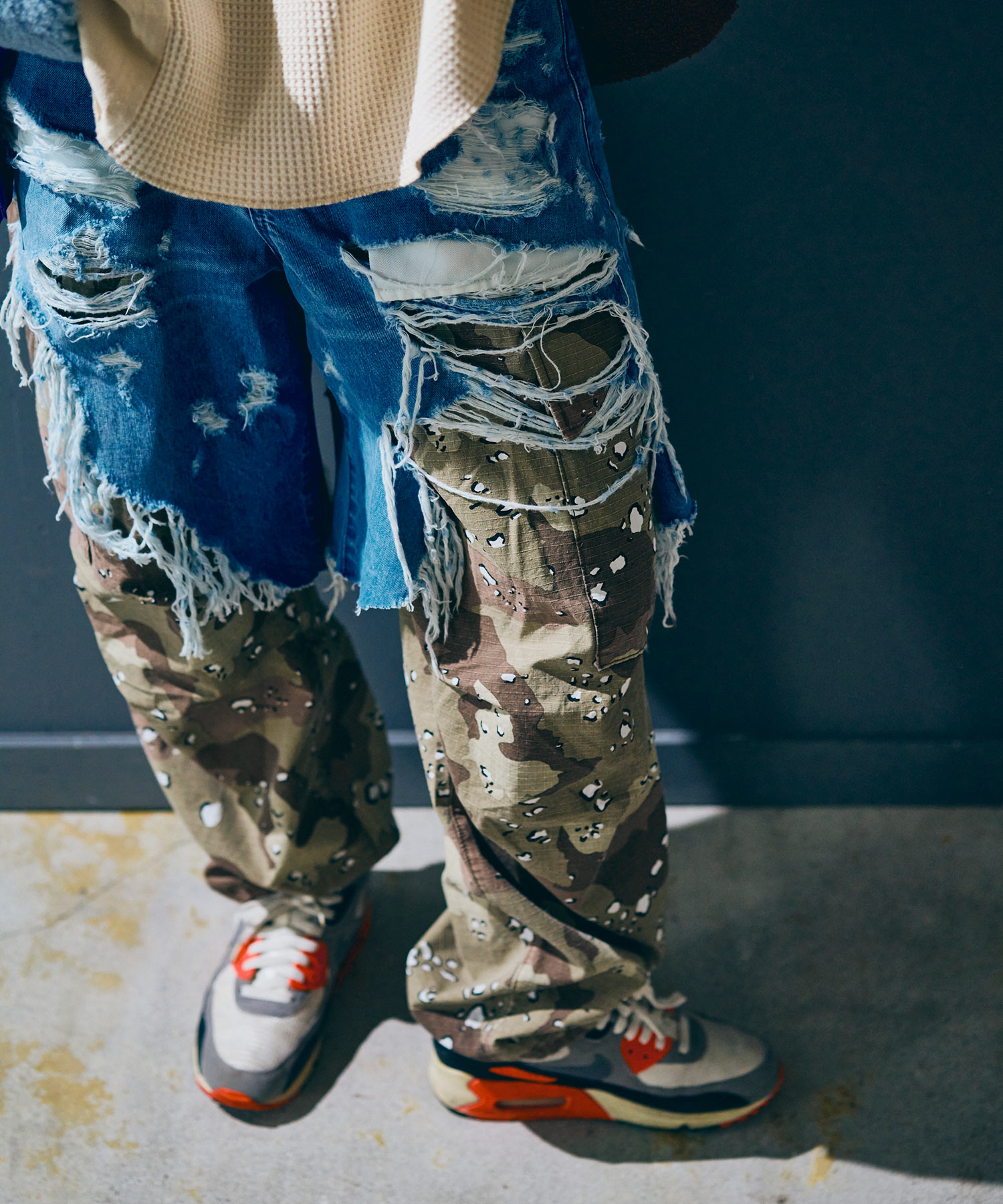 R4404 カーゴレイヤード5ポケットパンツ