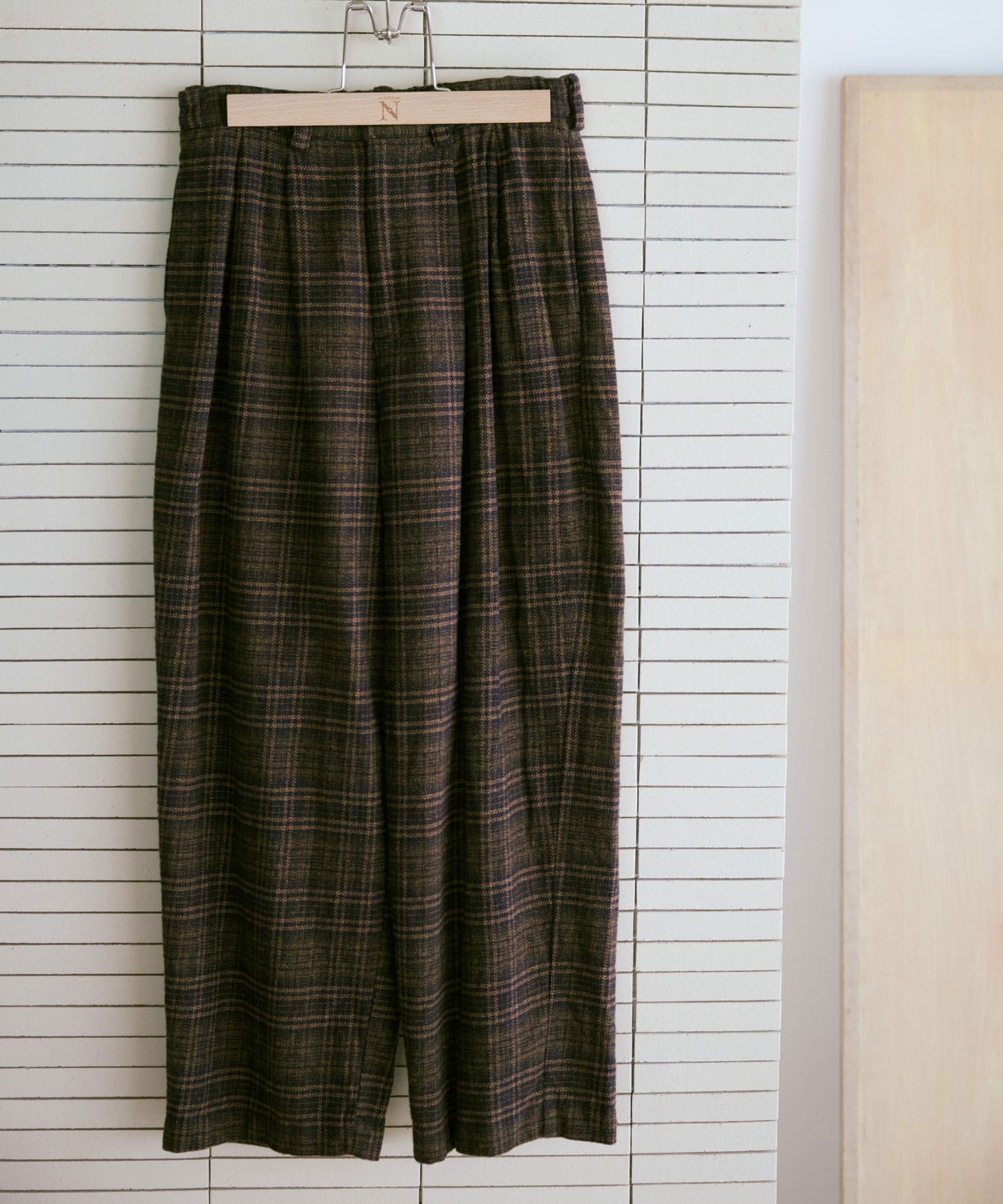 R4409 ツイーディーチェックパンツ