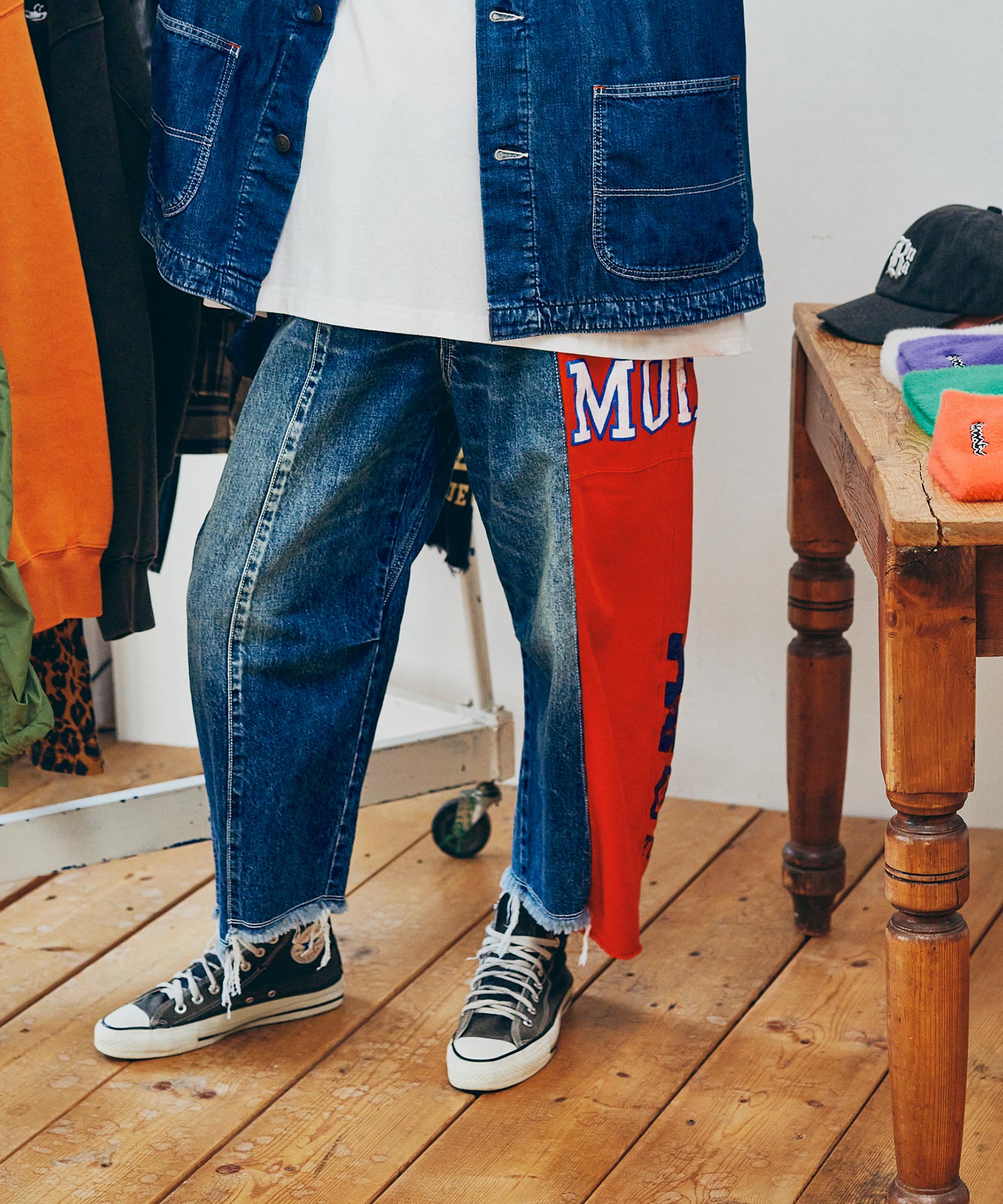 【PINK MOTEL】R4417 PM ウラ毛コンビパンツ