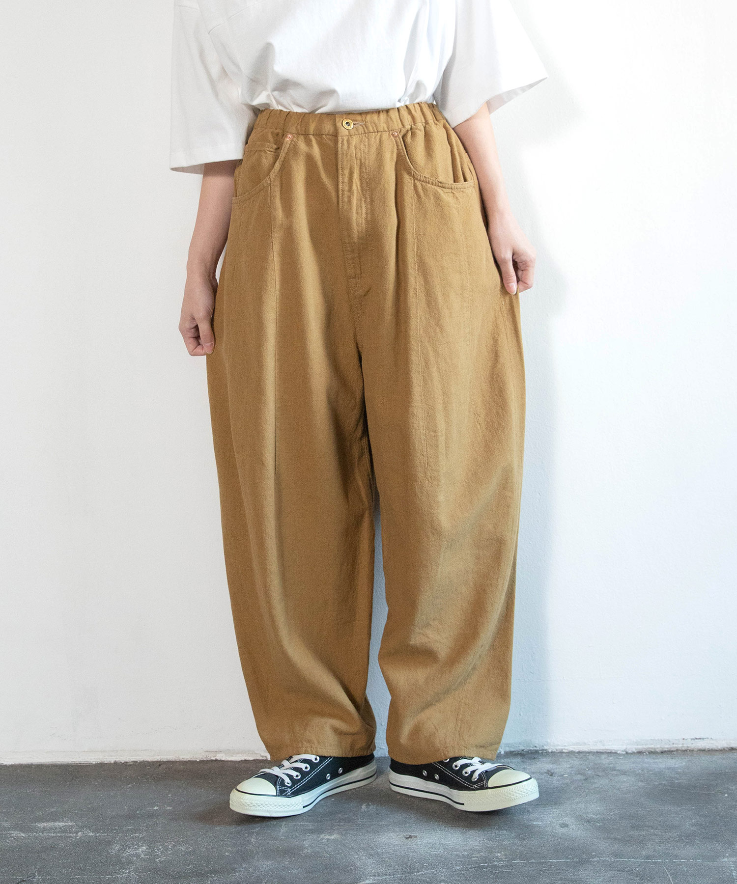 R4418 コックさんのレーヨンリネン5ポケパンツ