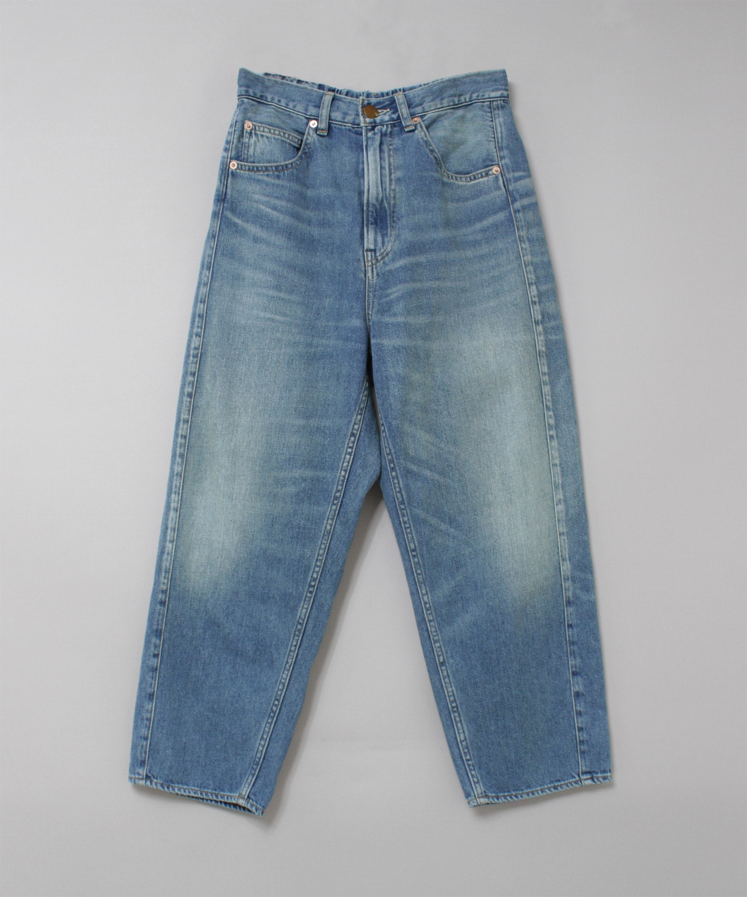 R4419 ルーズテーパードクロップドデニム