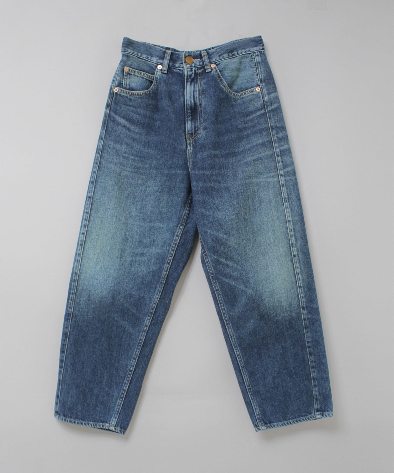 R4419 ルーズテーパードクロップドデニム