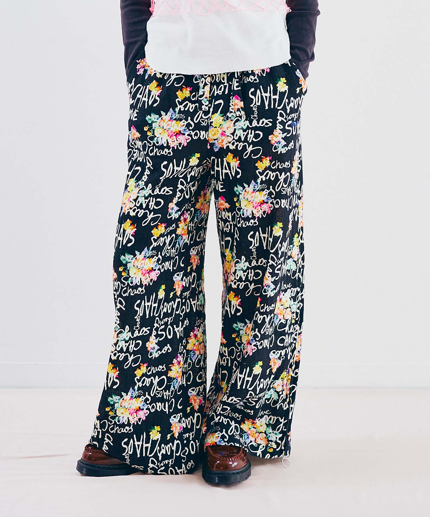 【2月下旬納期】R4431 カオスラブフラワーパンツ