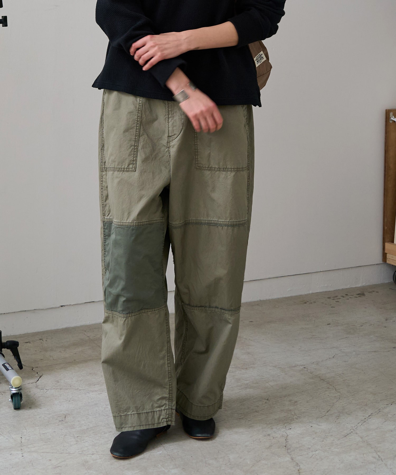 【3月上旬納期】R4437 リメイクベイカーパンツ