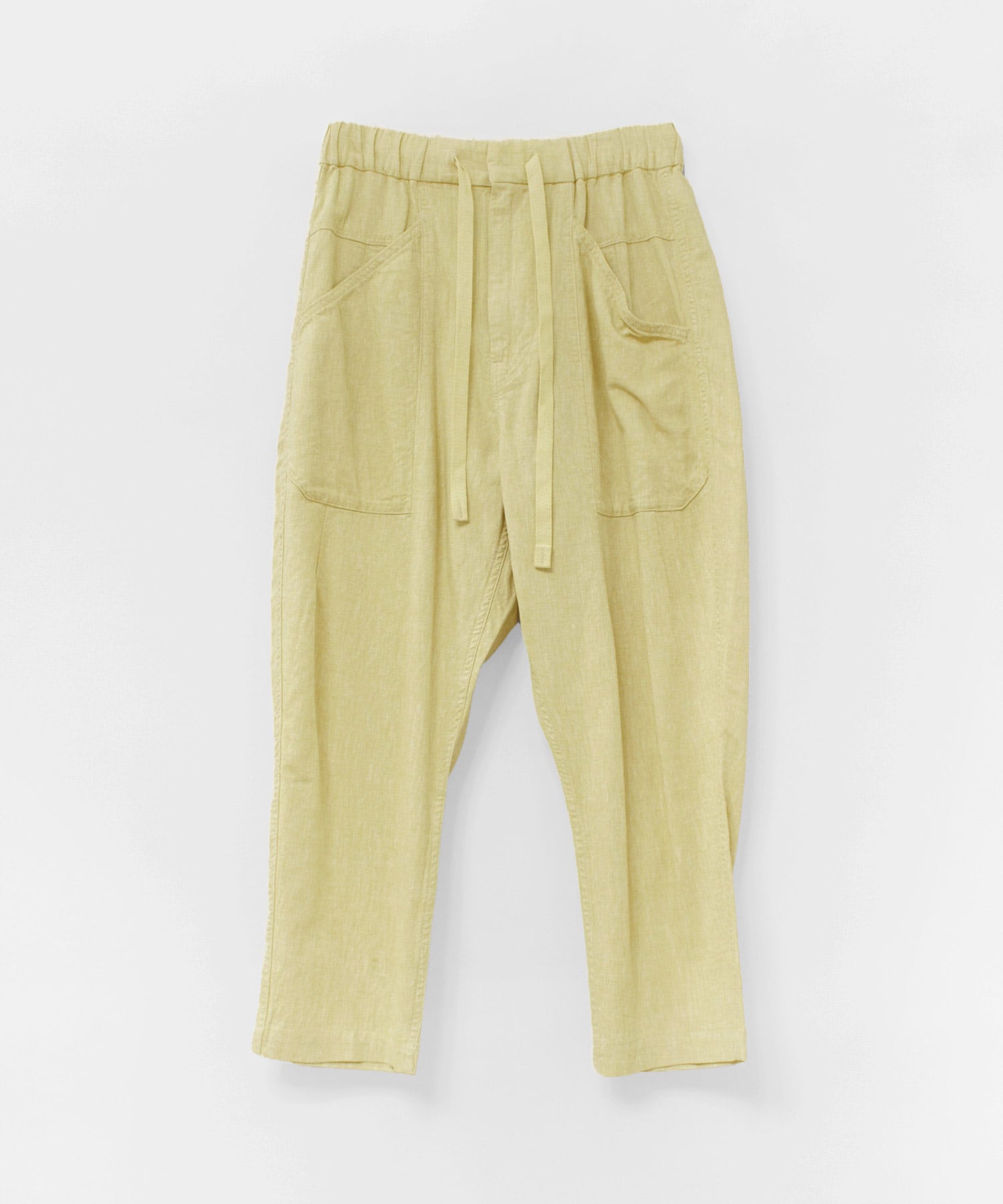 R4439 レーヨンリネンクロップドアトリエパンツ