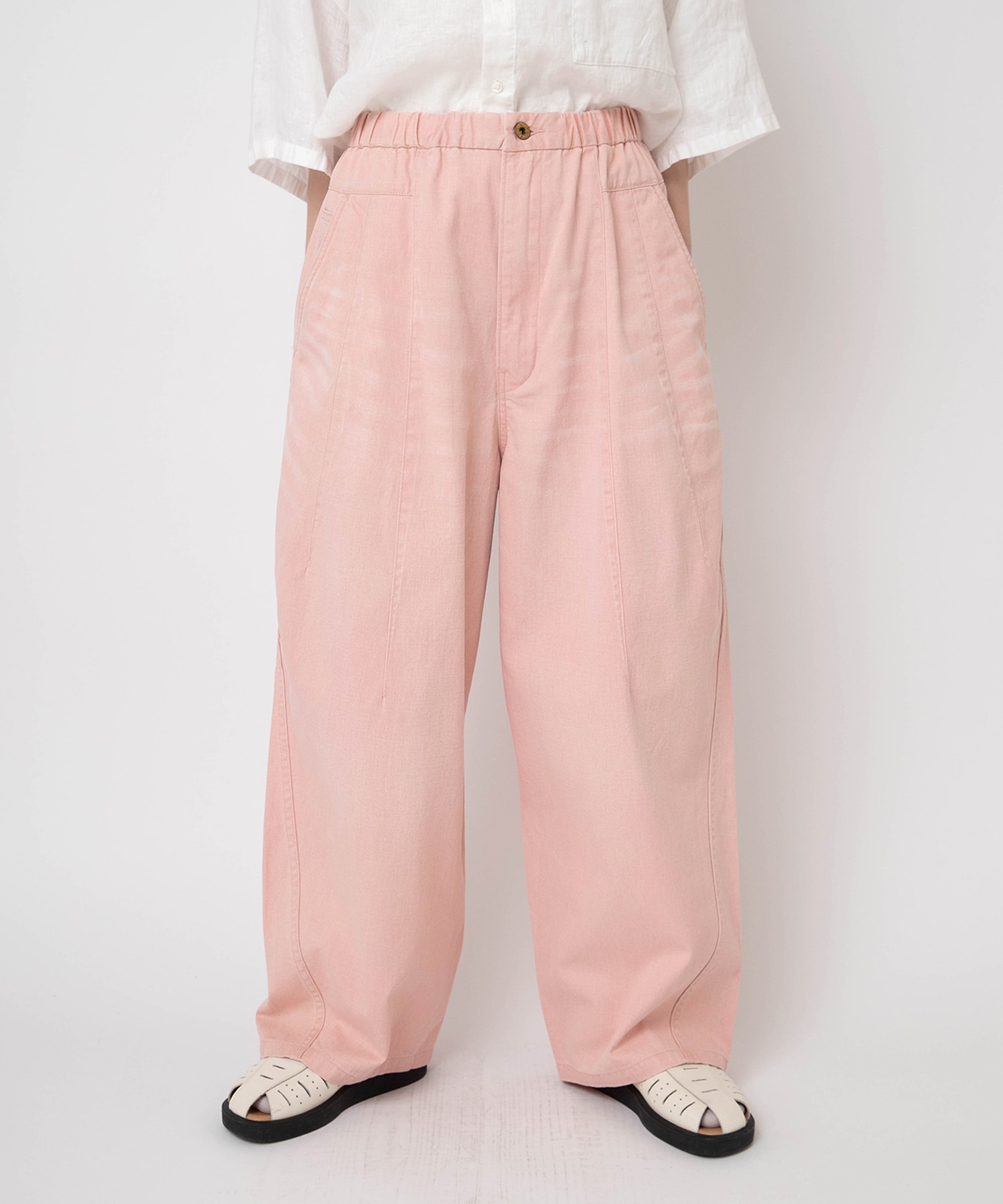 R4447 ヴィンテージカラーのビストロワークパンツ