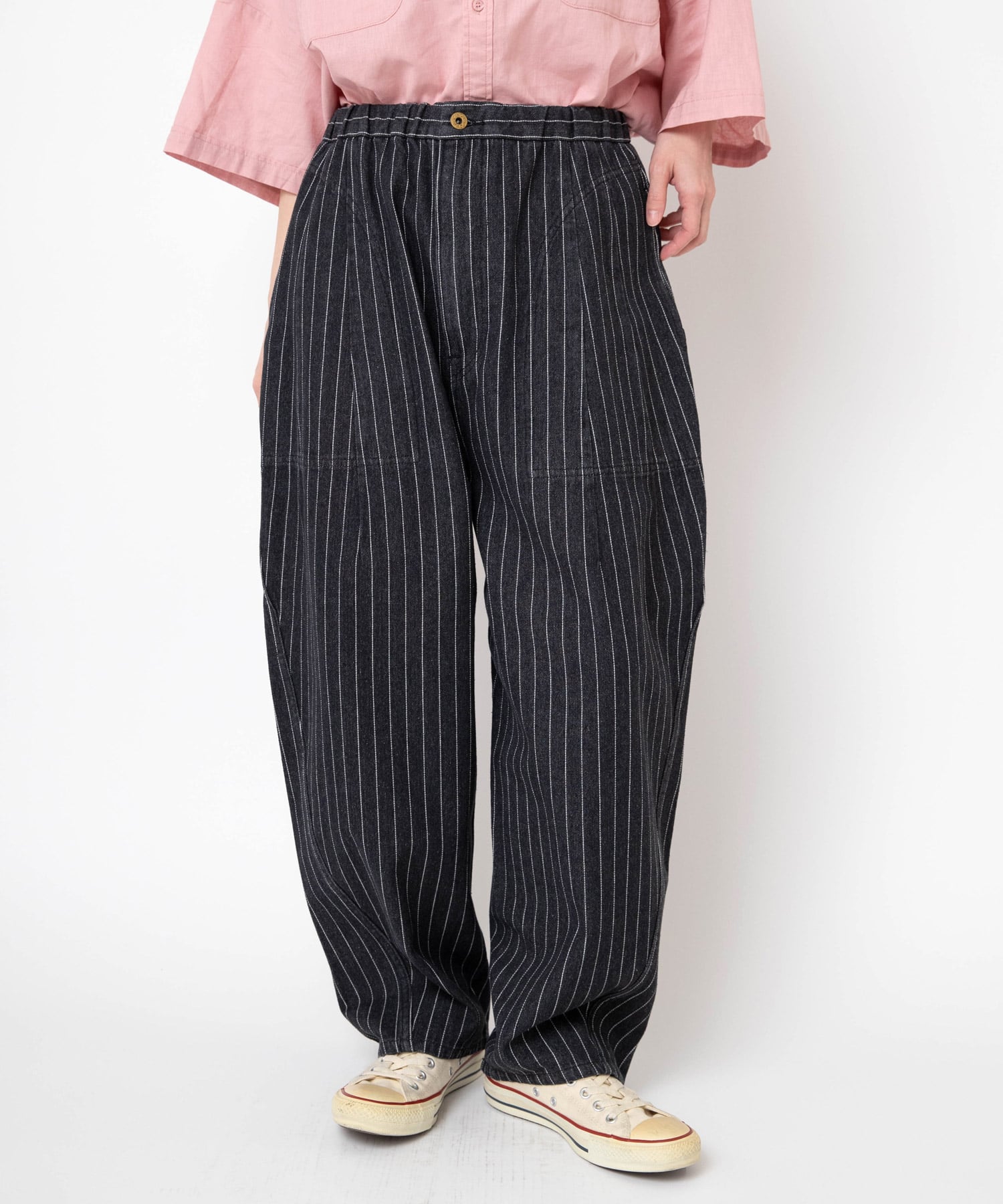 【4月下旬納期】R4448 コックさんのストライプデニムパンツ