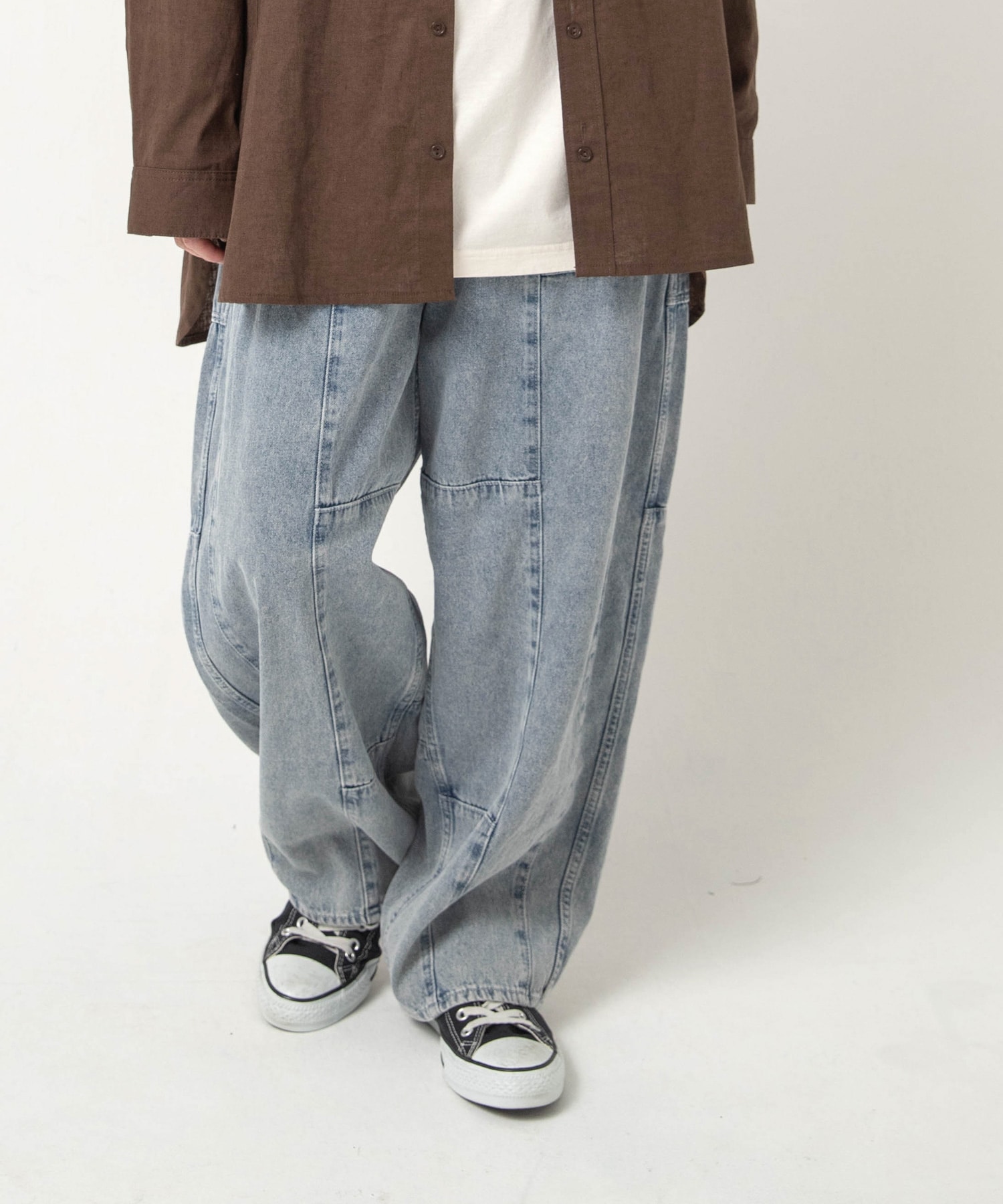 R4465 ブロックパンツ
