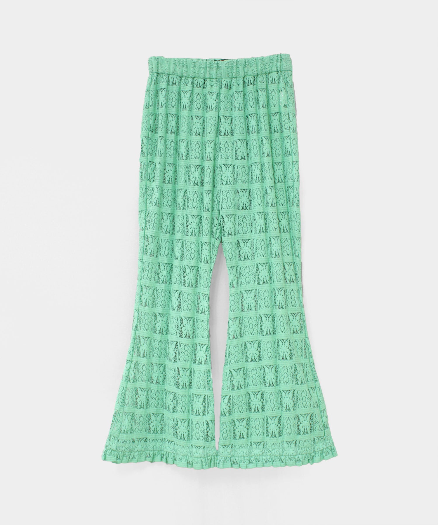 【5月中旬納期】R4473 レースフレアパンツ