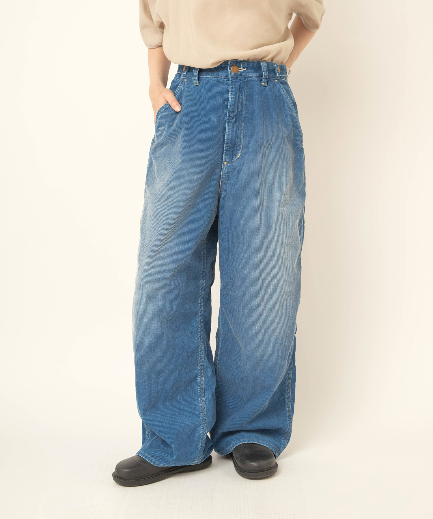 R4479 ユーズドライクコーデュロイパンツ