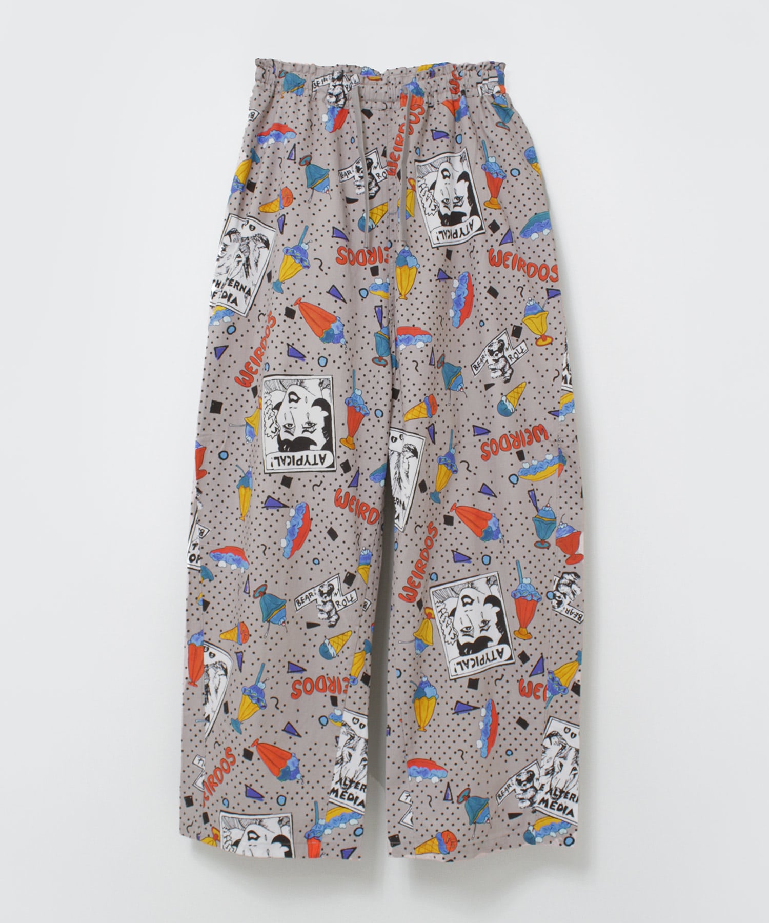 R4500 JUNKサンデープリントカーブシームパンツ