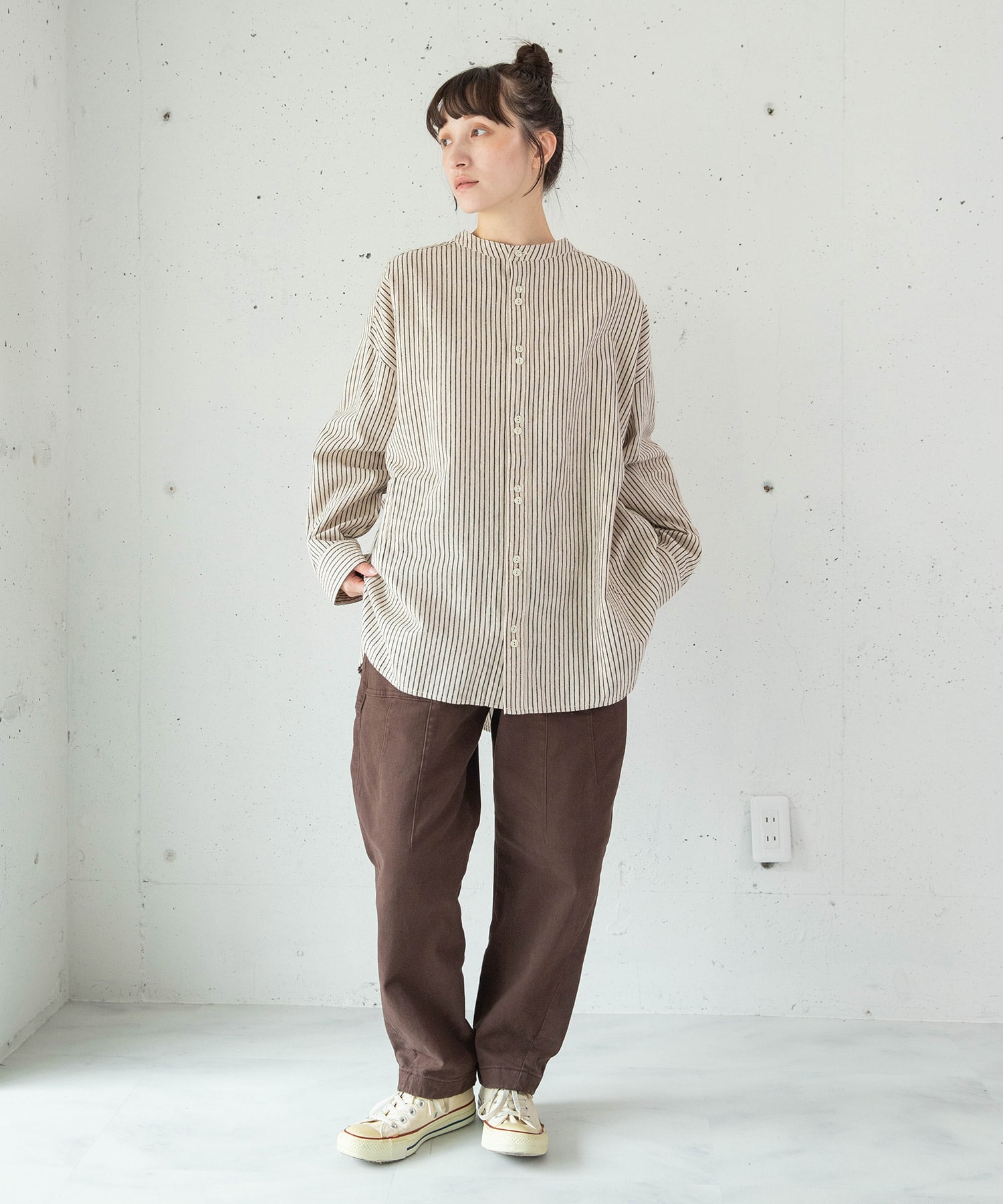 【11月下旬納期】R4522 ブランケット起毛のウォームパンツ