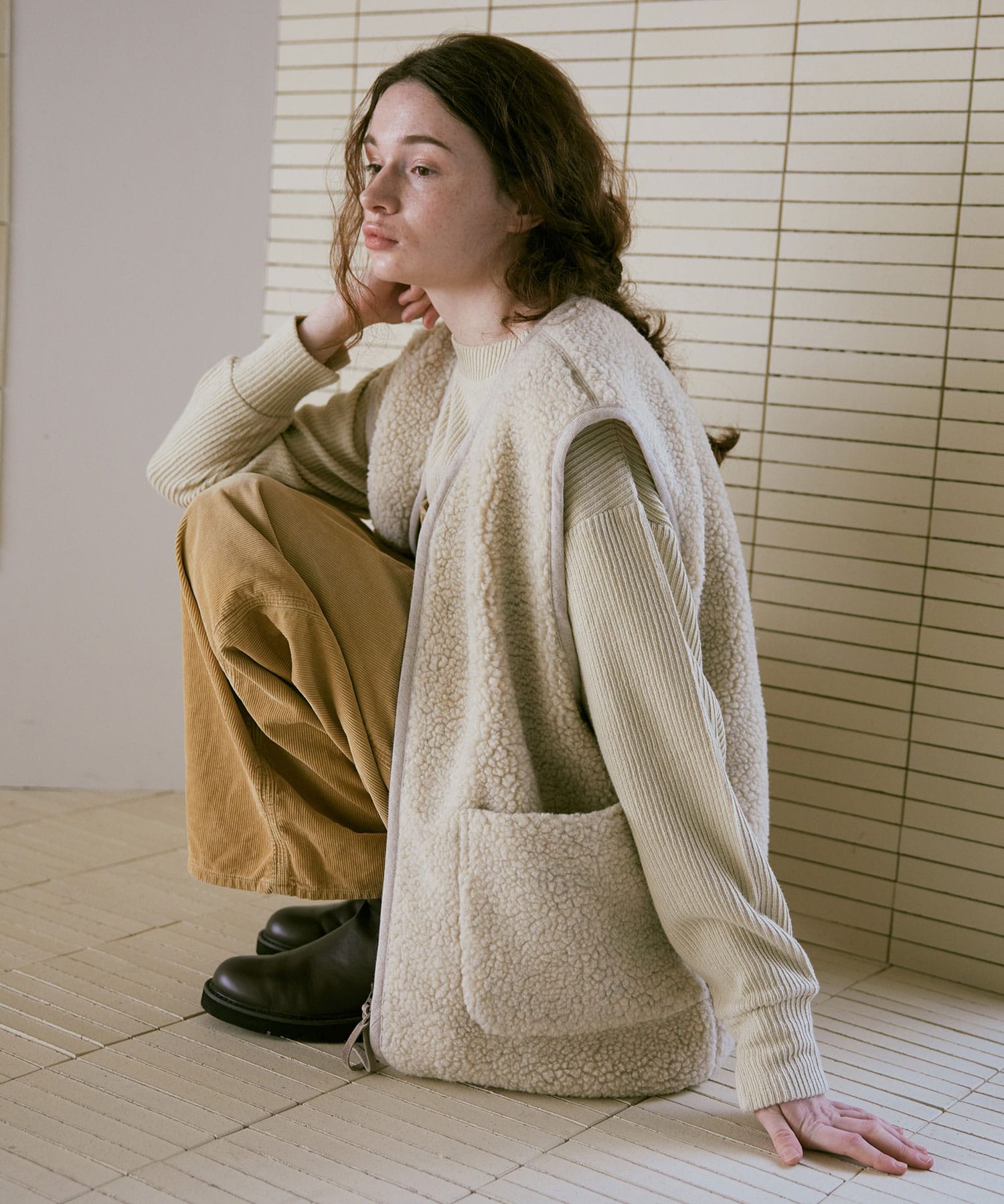 V0169 ウールボアベスト