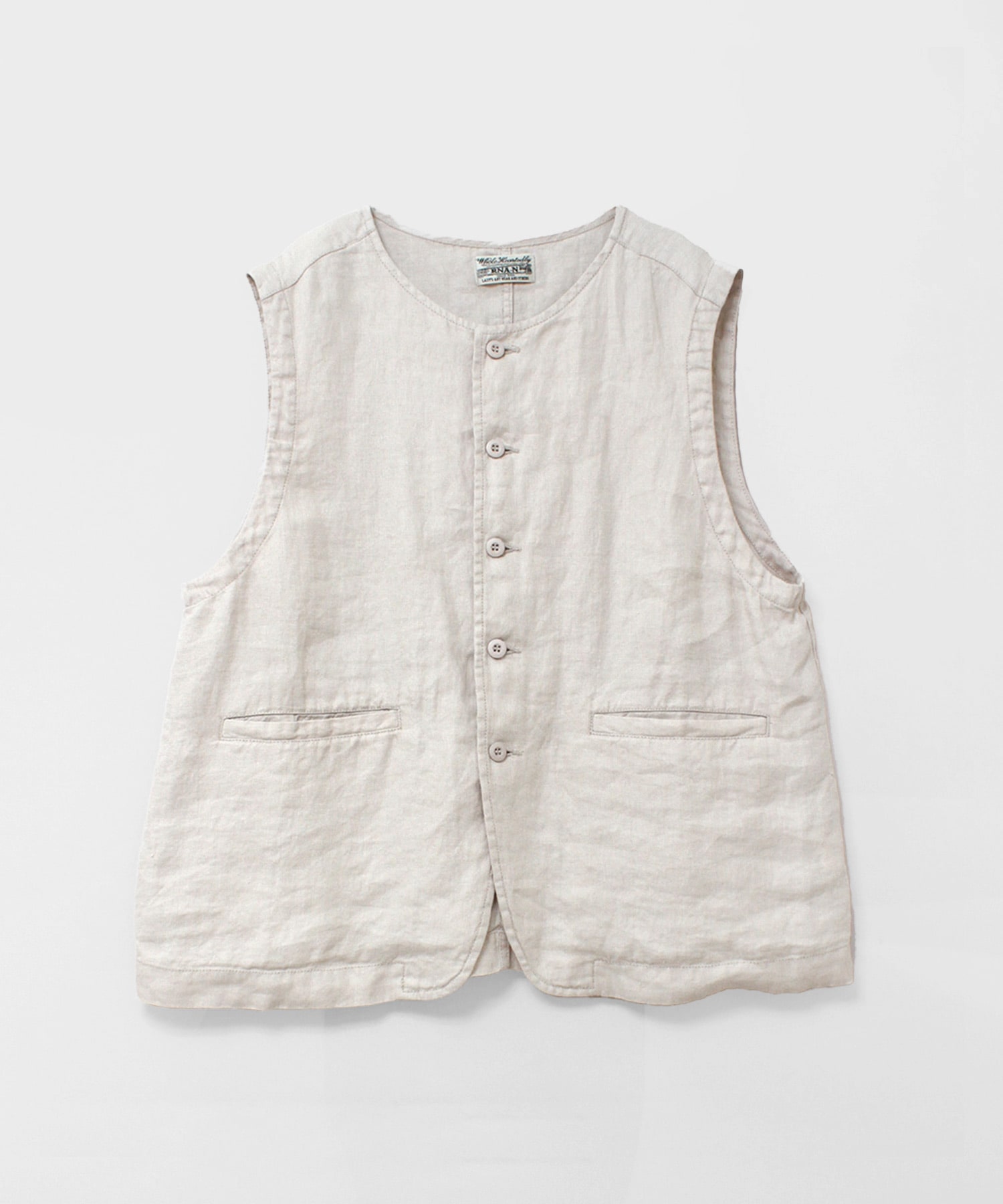 V0172 リネンツイルベスト