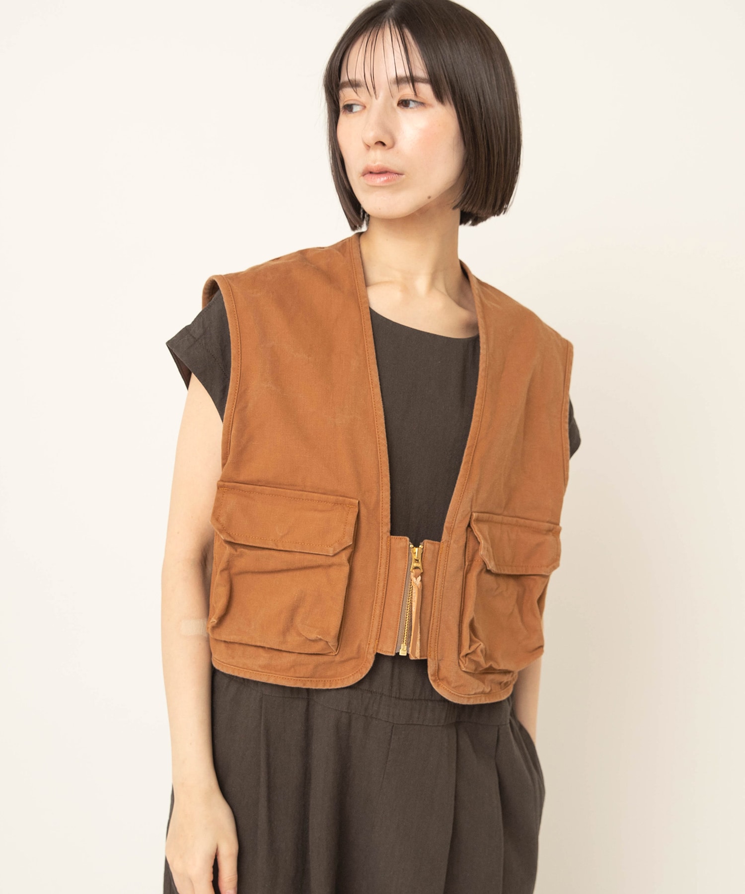 【6月上旬納期】V0174 ダックワークベスト