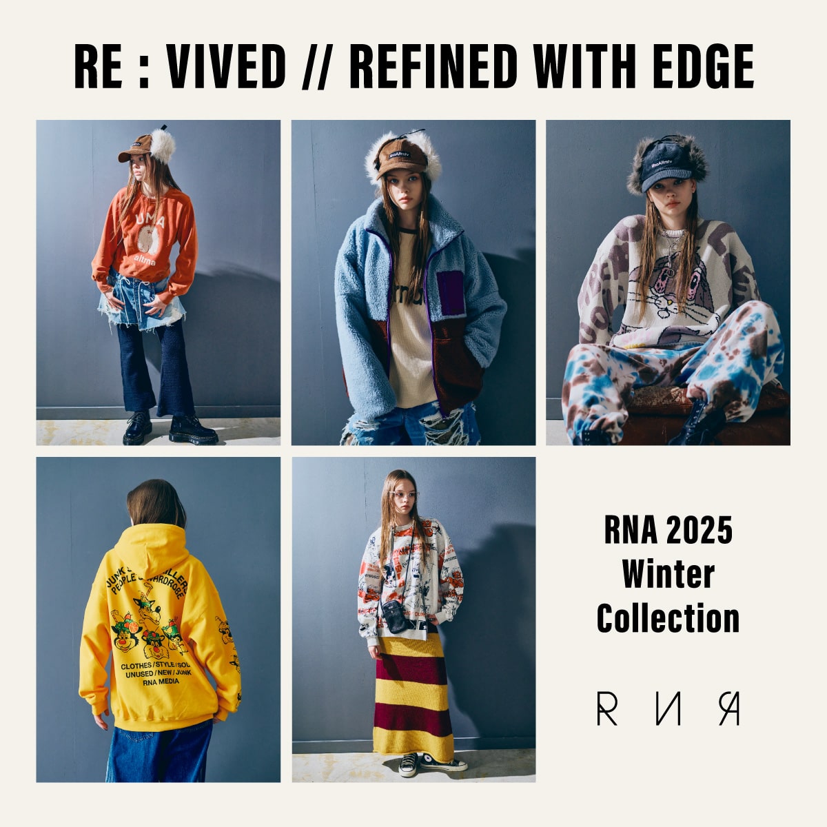 【RNA】特集「RE:VIVED//REFINED WITH EDGE」公開