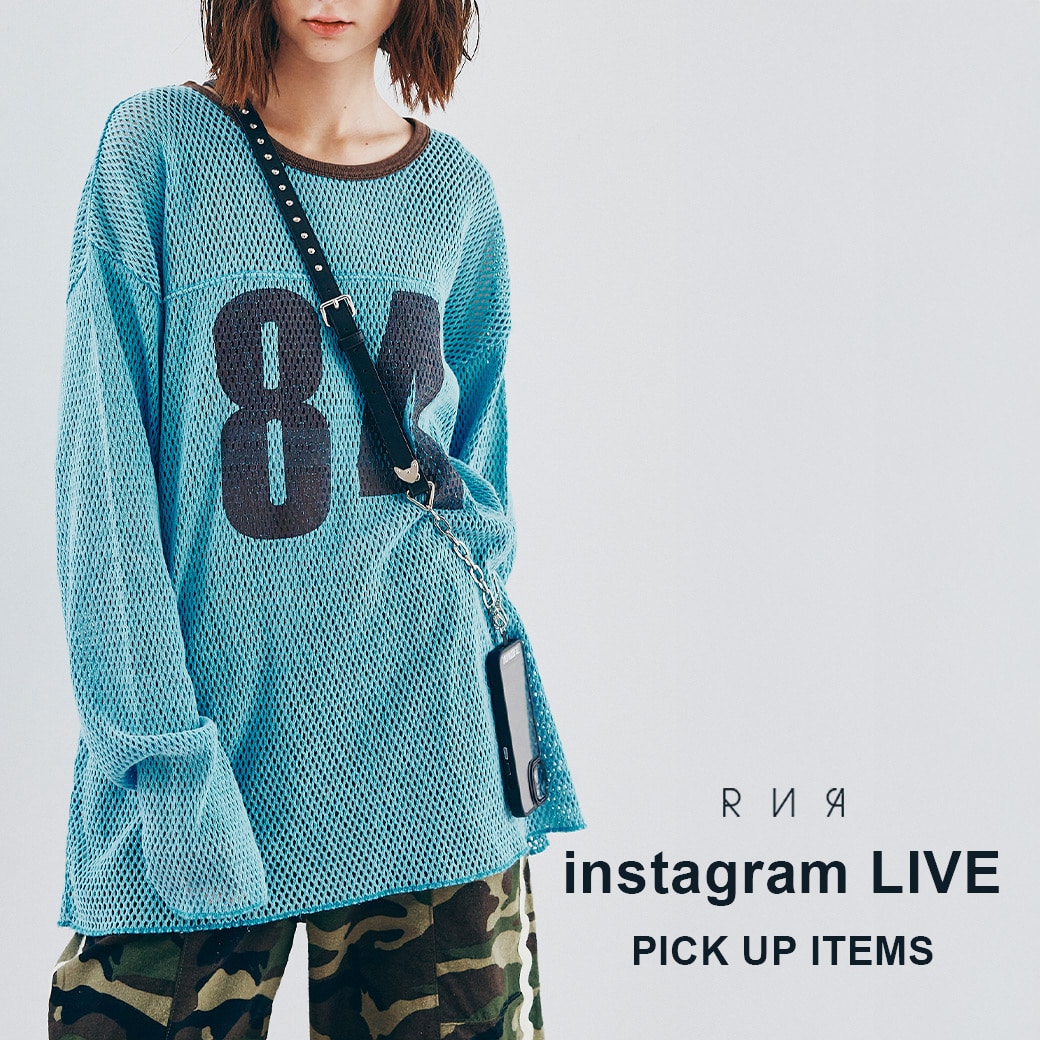 3/17(火) instagram LIVE で新作アイテムをご紹介