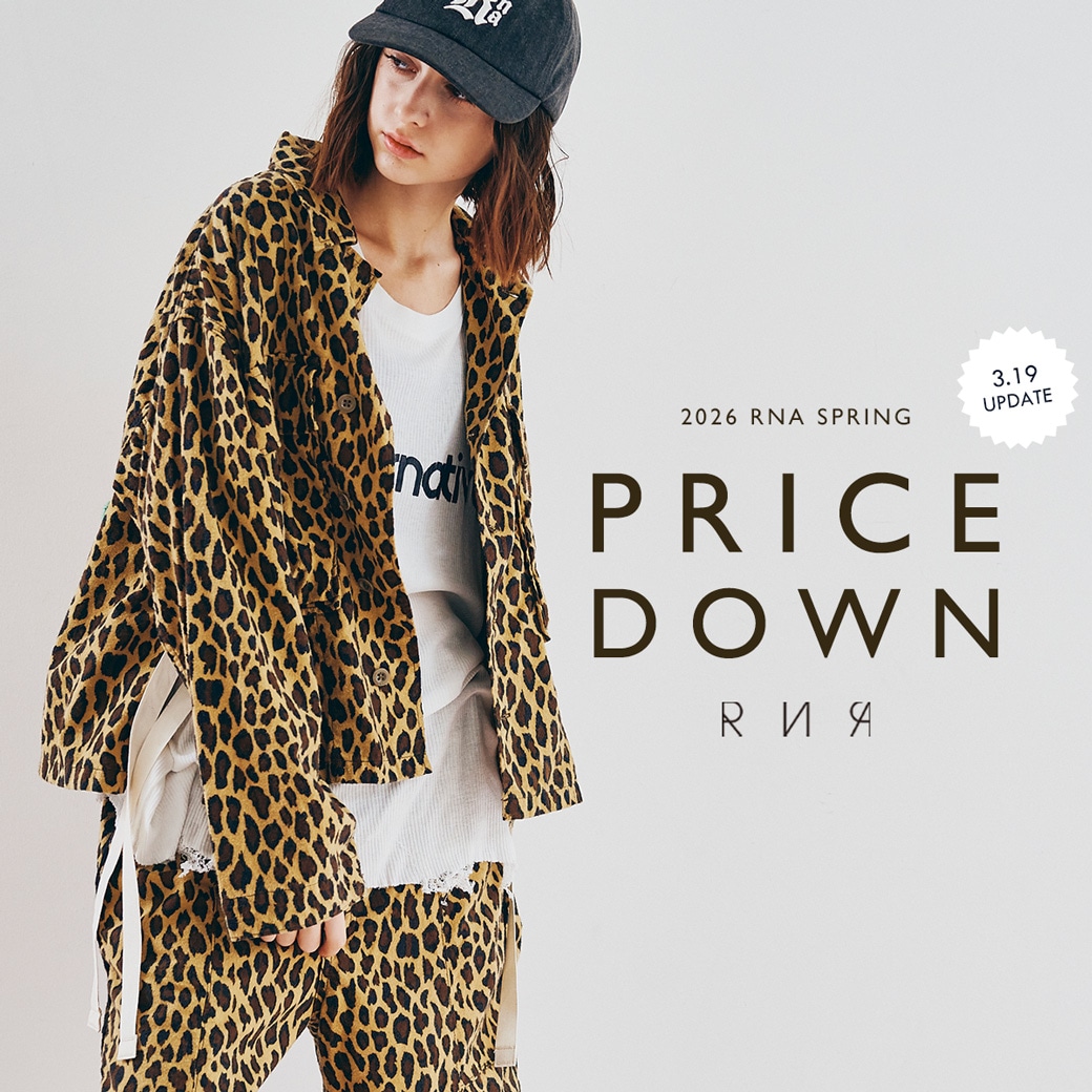 【RNA】2026 SPRING COLLECTIONの一部アイテムがプライスダウン！