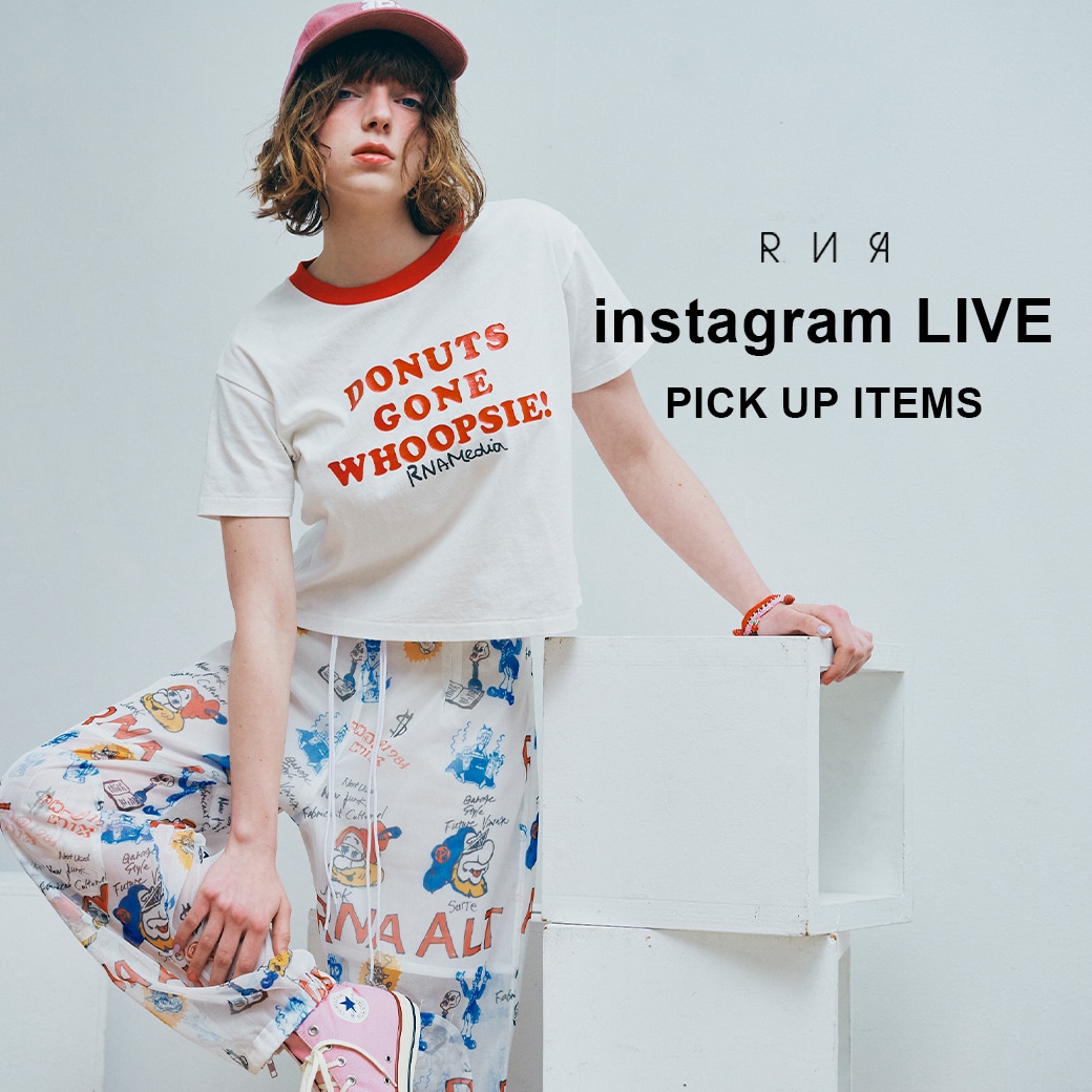 4/23(木) instagram LIVE で新作アイテムをご紹介