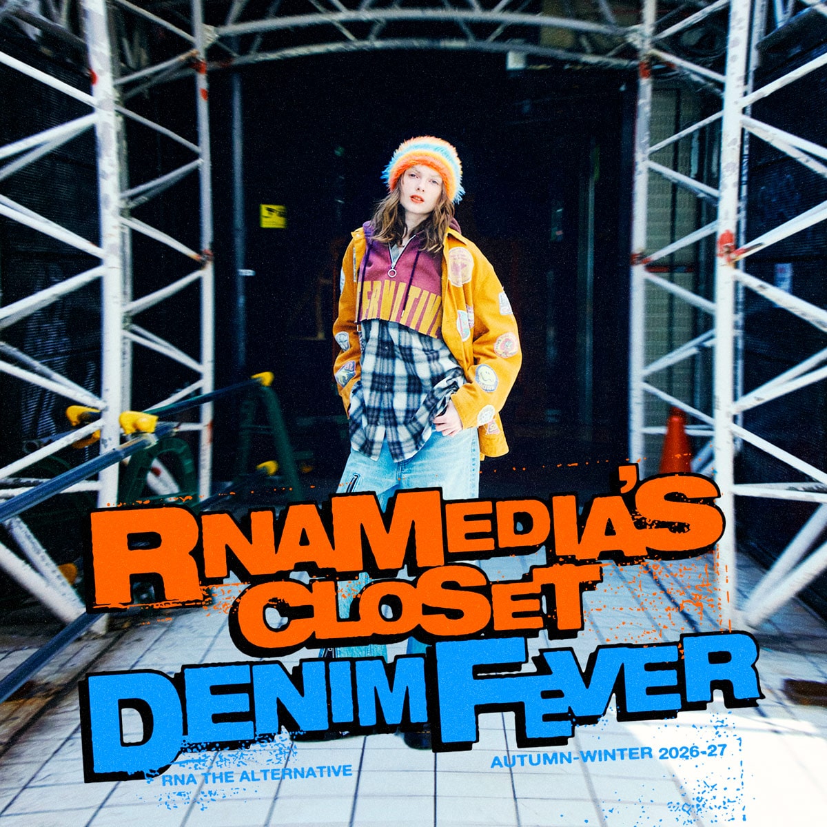 【RNA】特集「GRUNGE - DENIM&CHECK -」公開